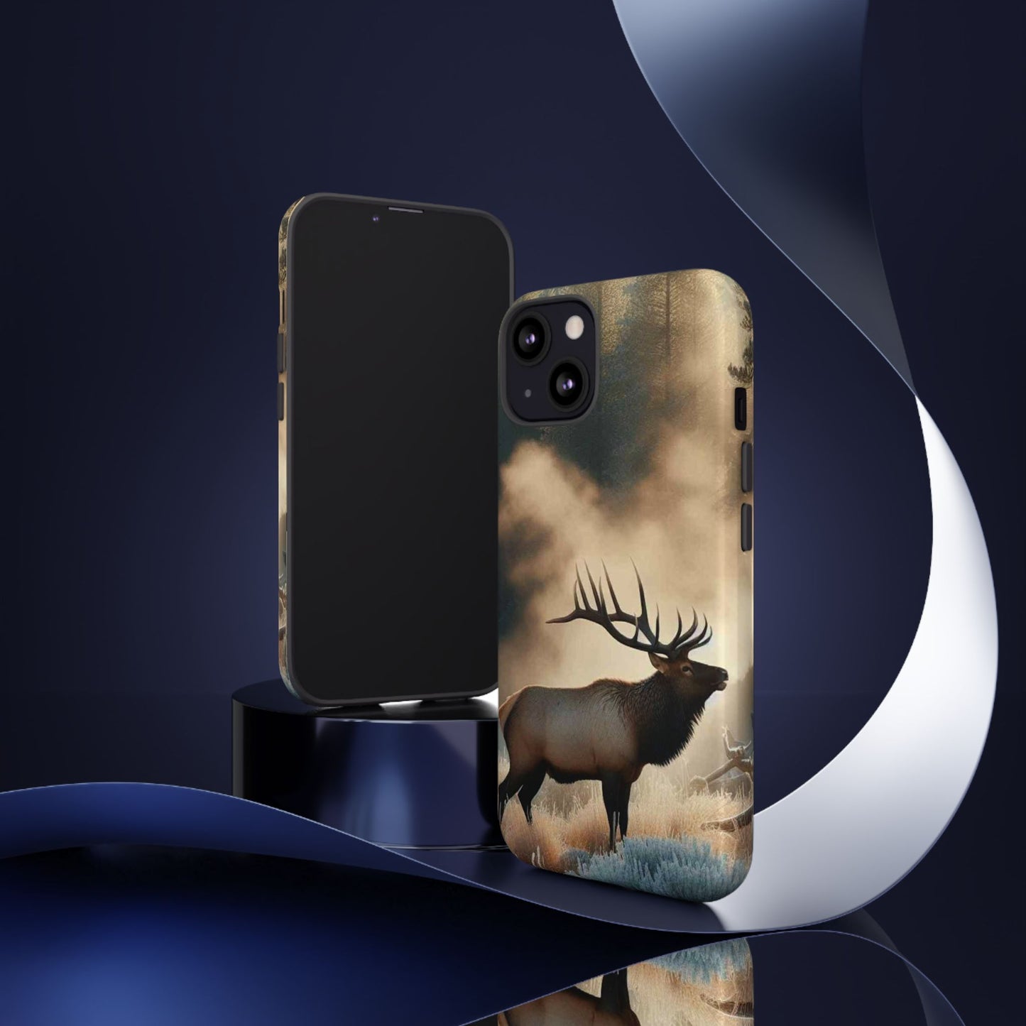 Phone Case - Elk on a Frosty Morning Design