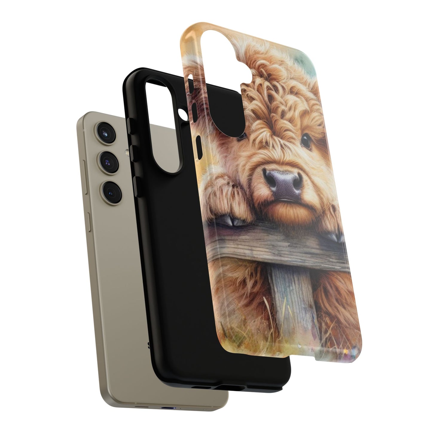 Tough Cases - Cute Highland Cow iPhone Case