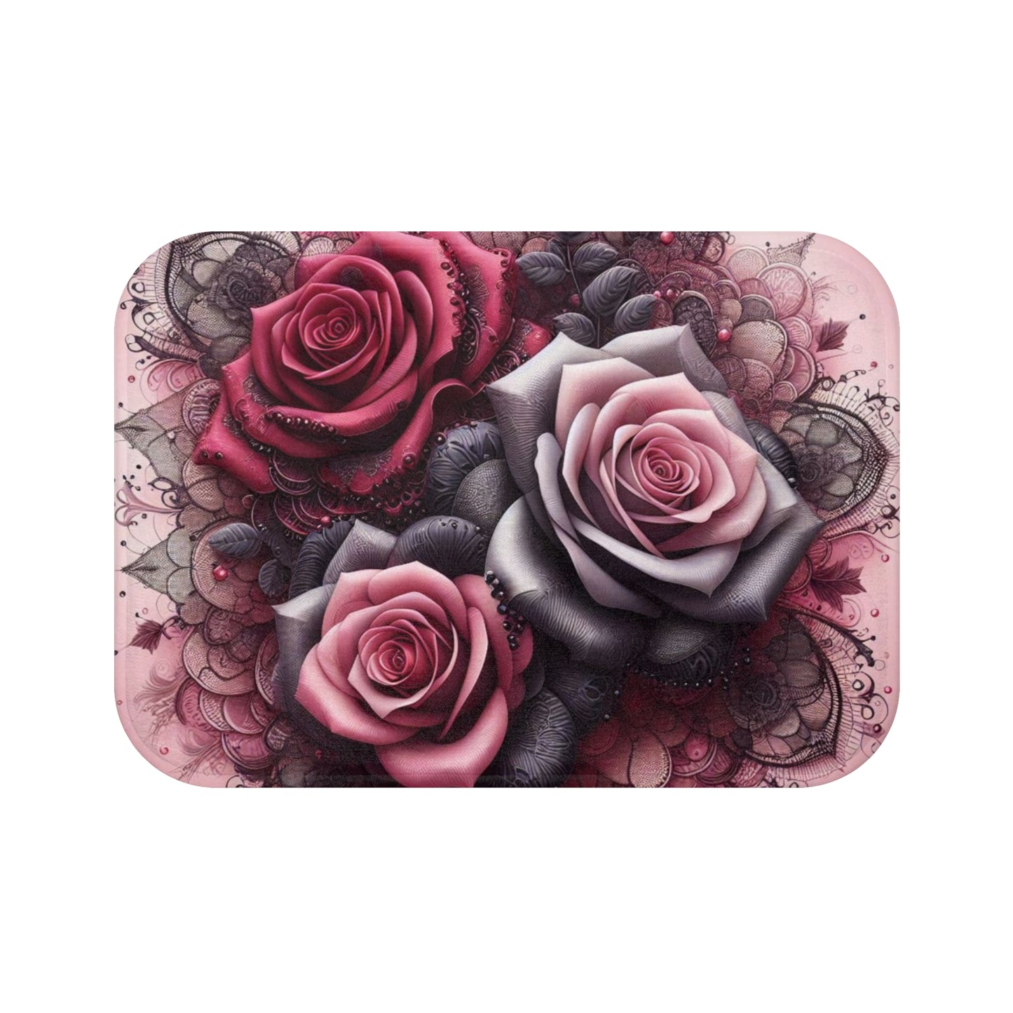 Bath Mat - Roses
