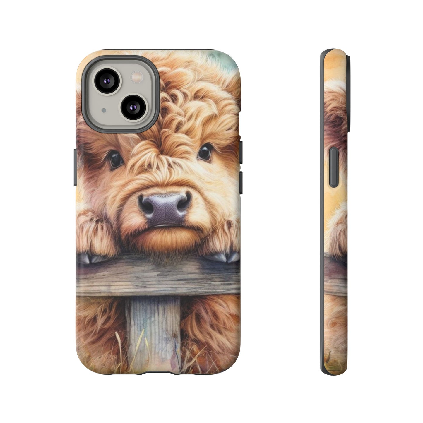 Tough Cases - Cute Highland Cow iPhone Case