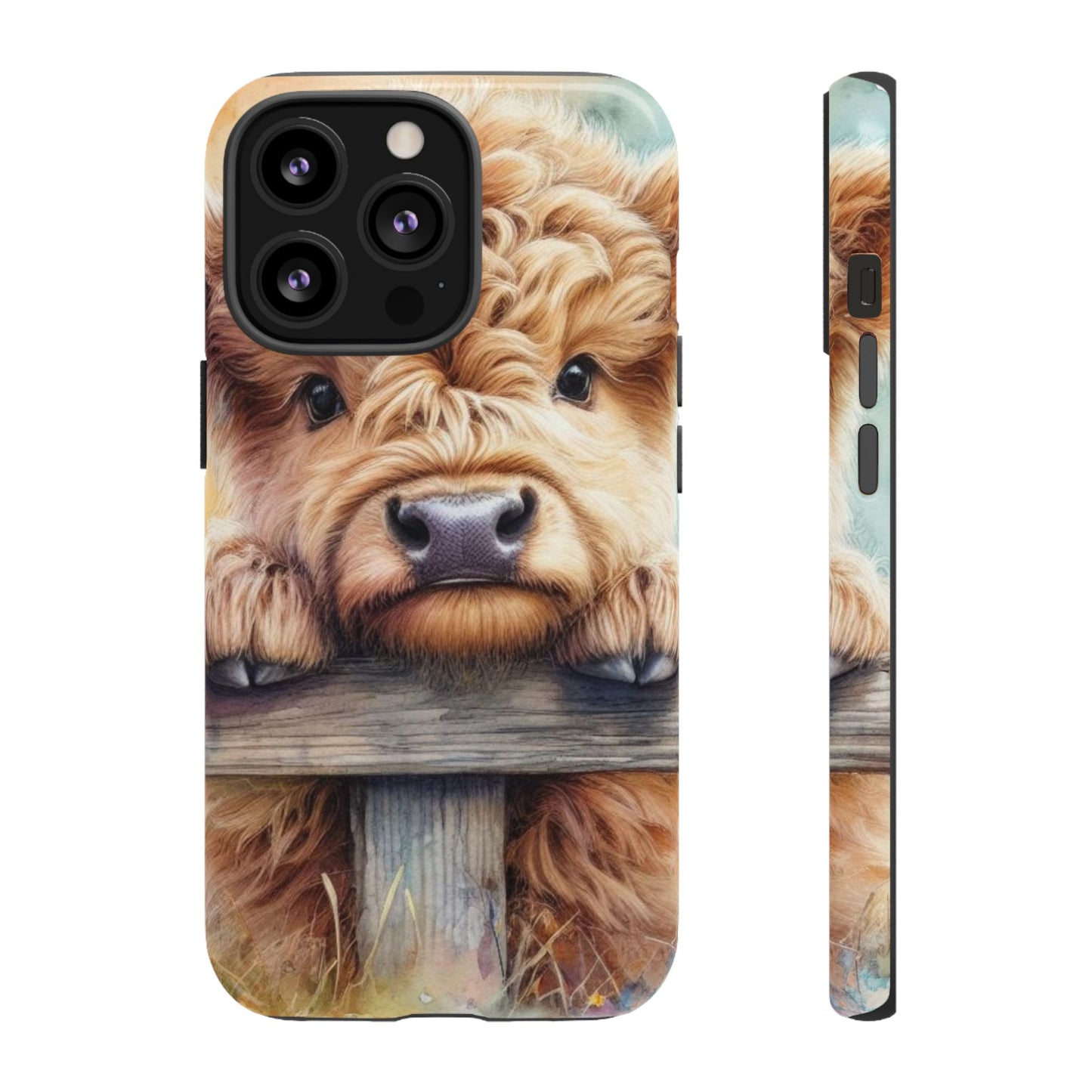 Tough Cases - Cute Highland Cow iPhone Case