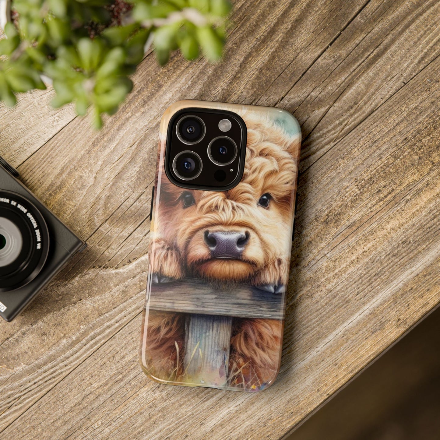 Tough Cases - Cute Highland Cow iPhone Case