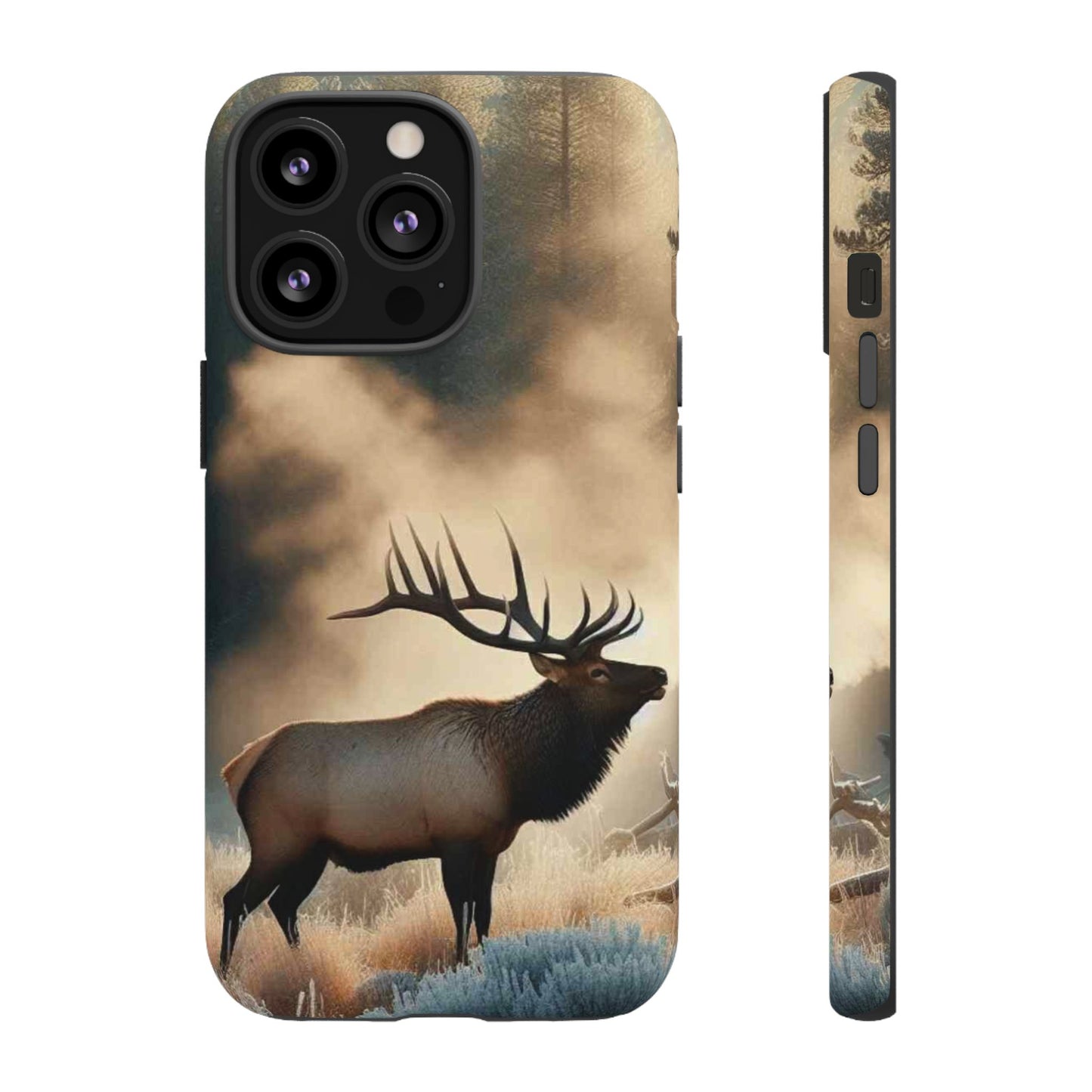 Phone Case - Elk on a Frosty Morning Design