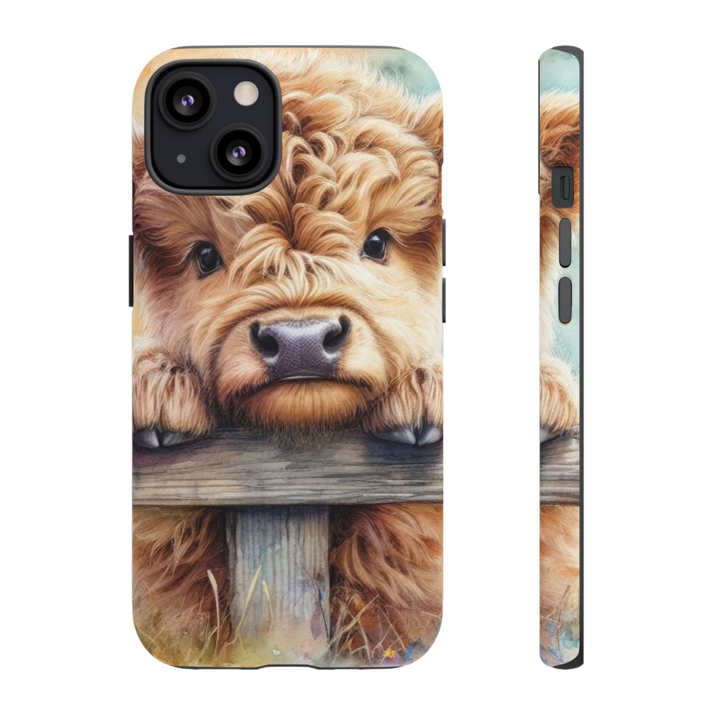 Tough Cases - Cute Highland Cow iPhone Case