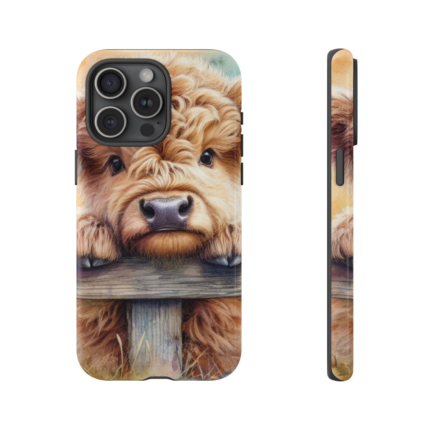 Tough Cases - Cute Highland Cow iPhone Case