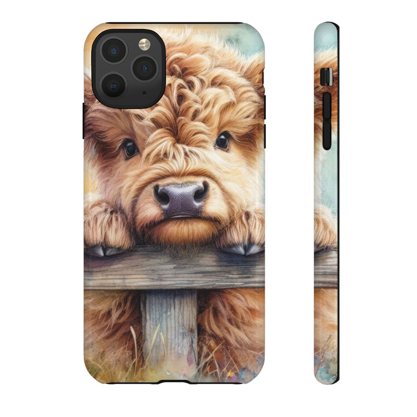 Tough Cases - Cute Highland Cow iPhone Case