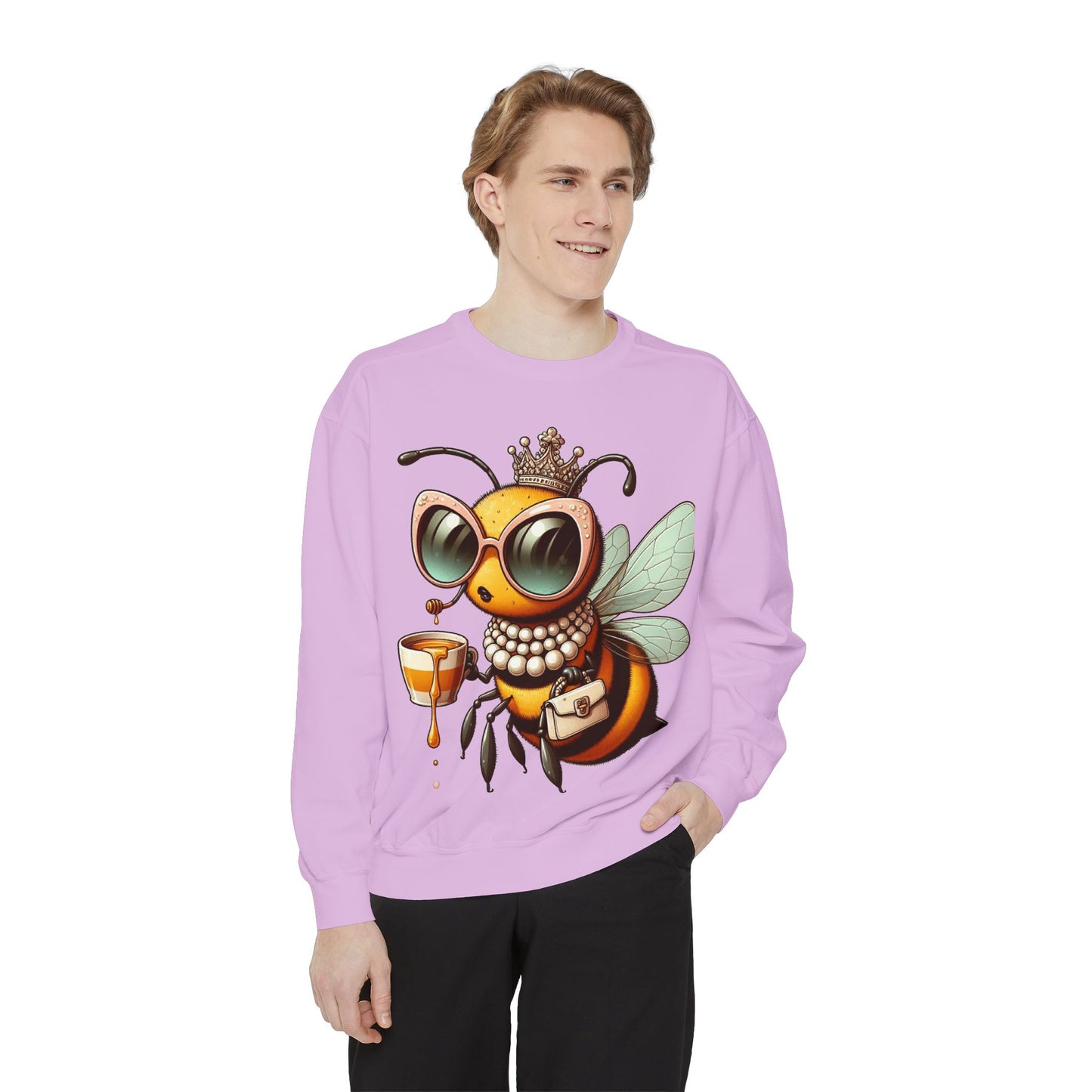 Unisex Garment-Dyed Sweatshirt bougie bee