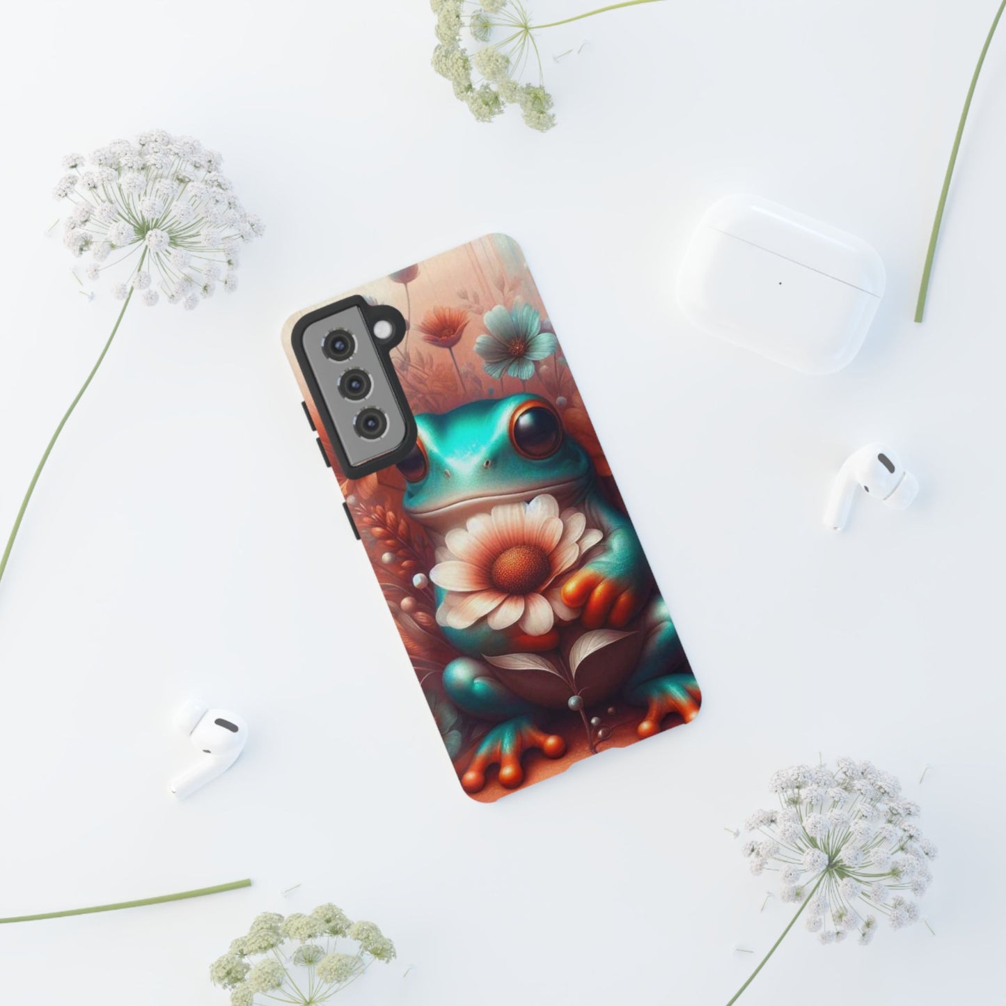 Phone Case Froggy Flower Days Tough Cases
