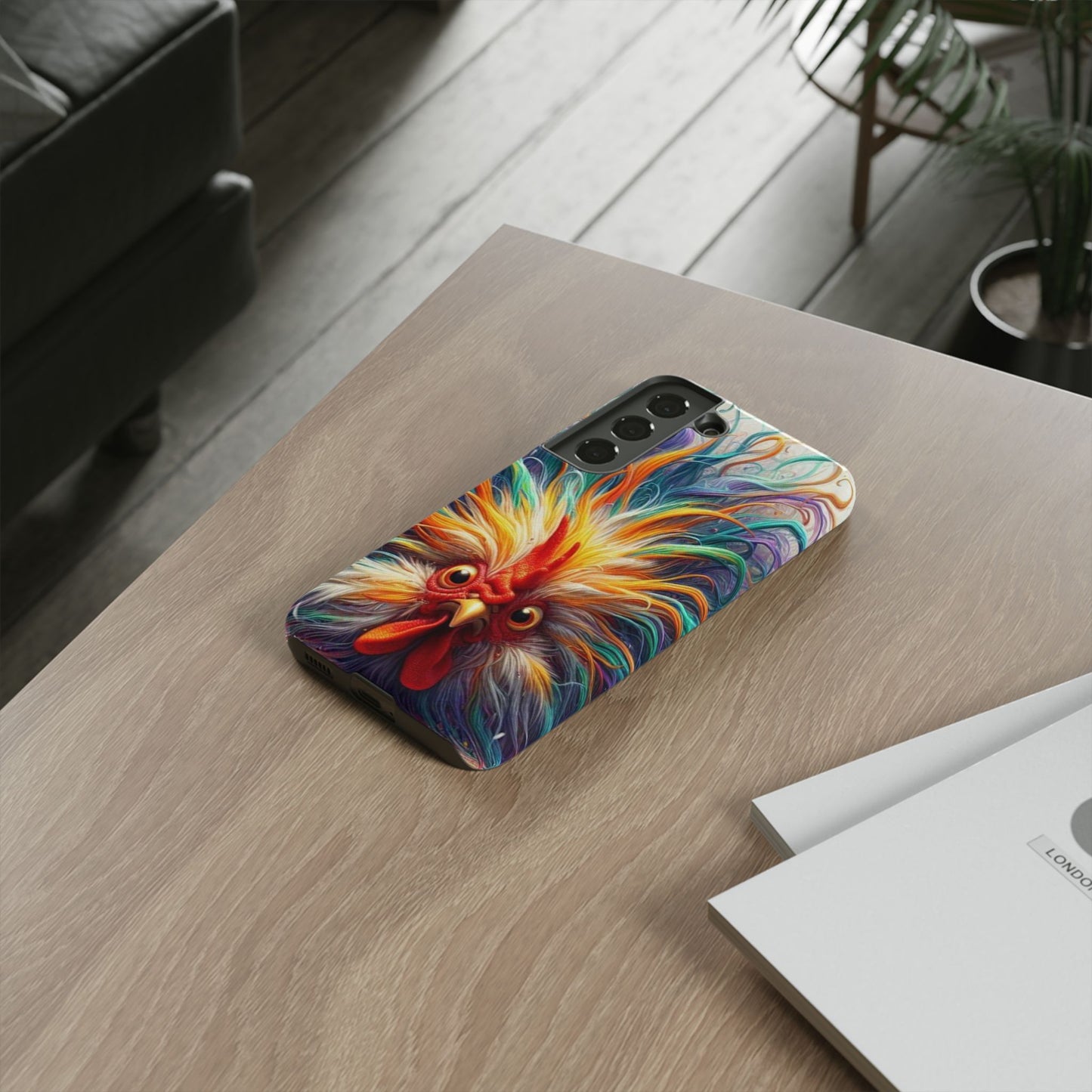 Phone Case - Frazzled Feather Friend Tough Case