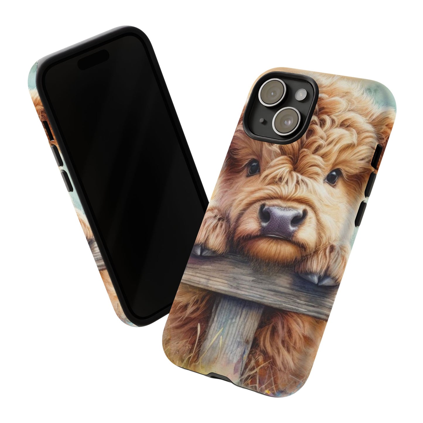 Tough Cases - Cute Highland Cow iPhone Case