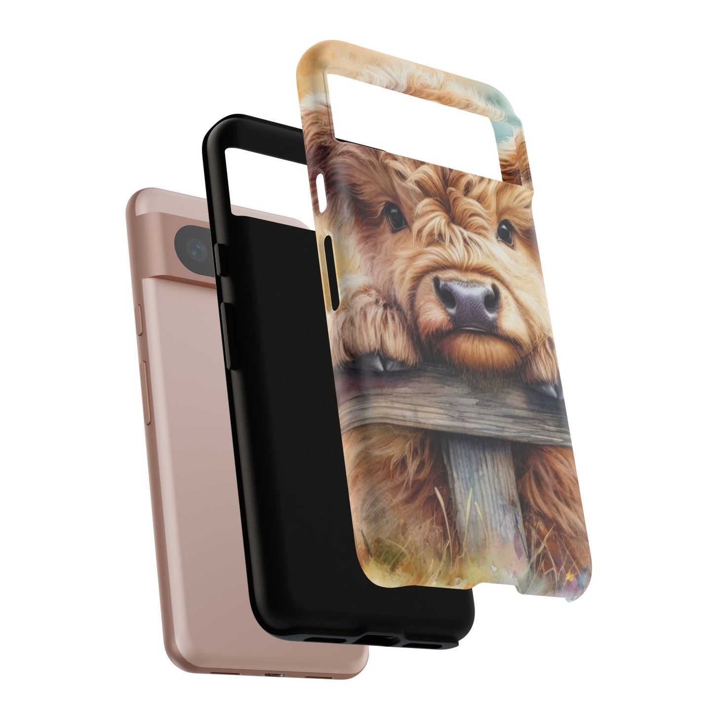 Tough Cases - Cute Highland Cow iPhone Case