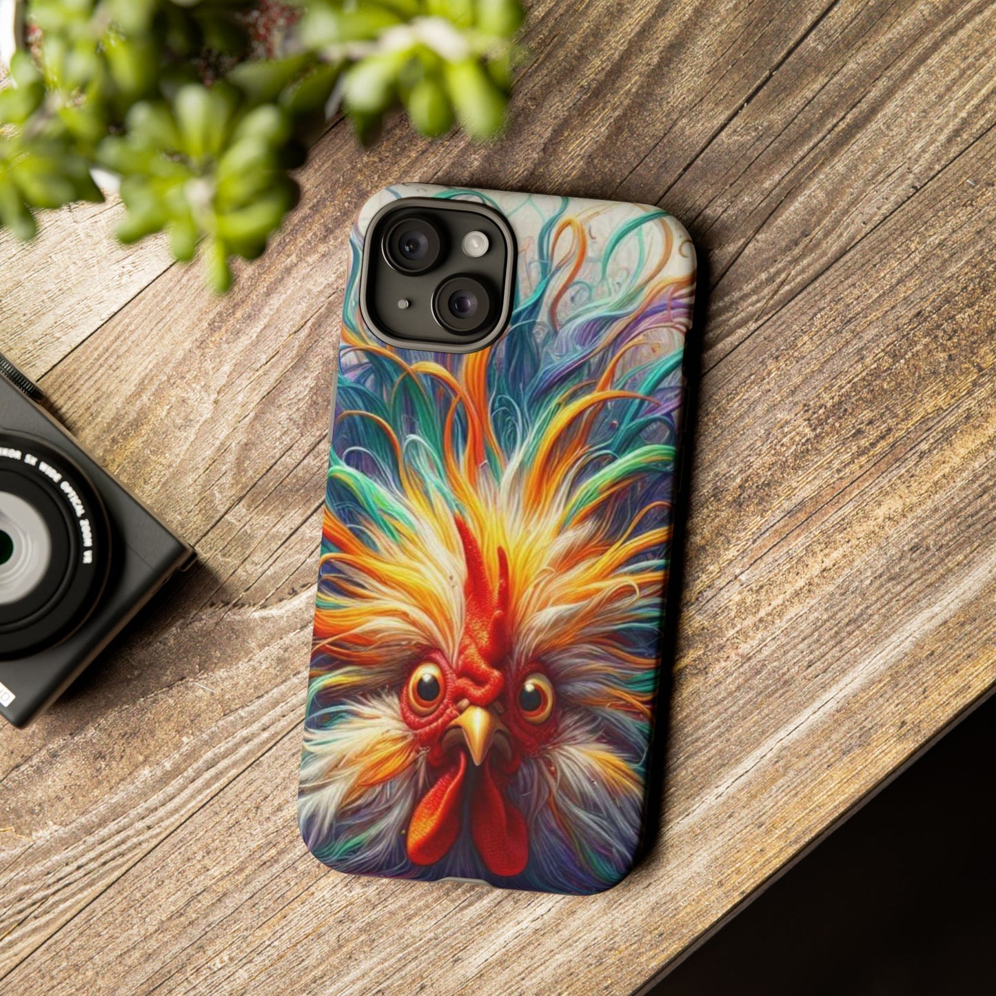 Phone Case - Frazzled Feather Friend Tough Case