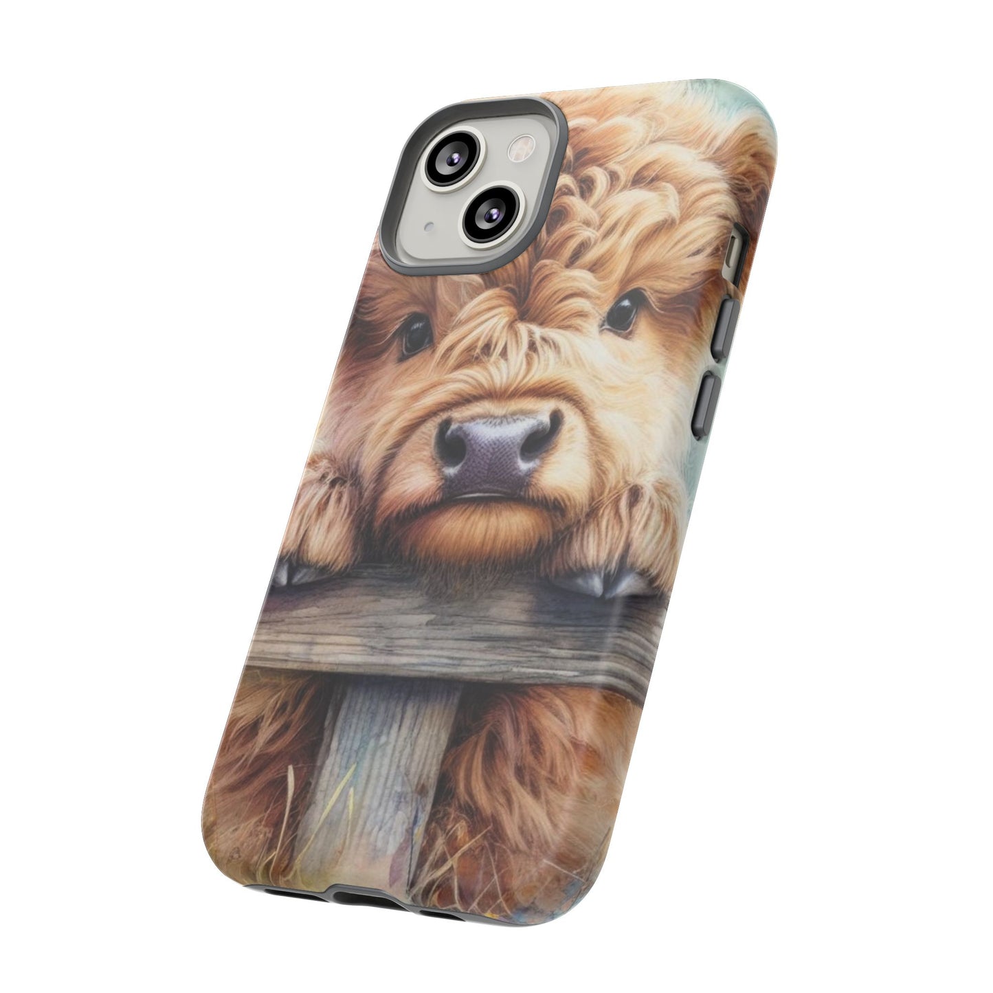 Tough Cases - Cute Highland Cow iPhone Case