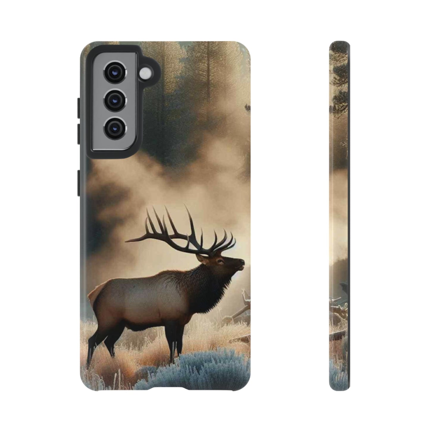Phone Case - Elk on a Frosty Morning Design