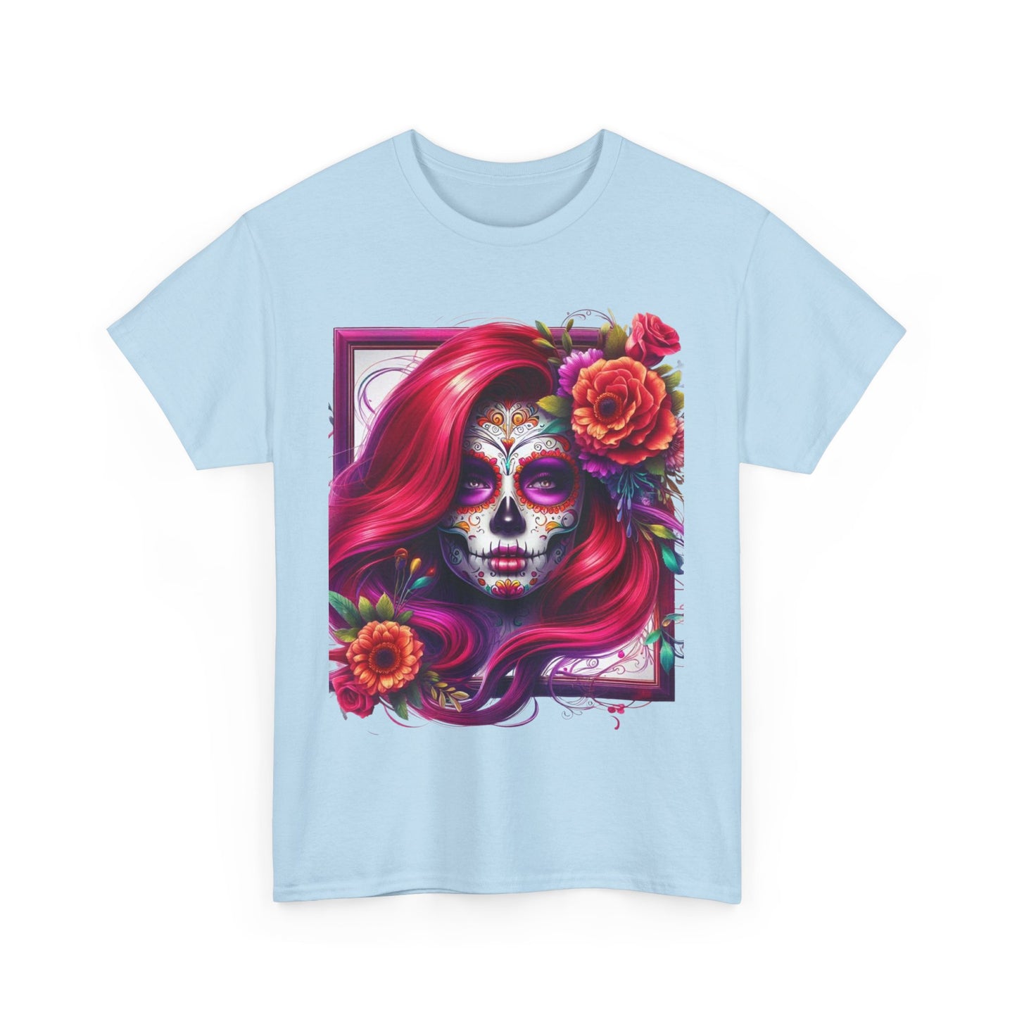 Unisex Heavy Cotton Tee sugar skull