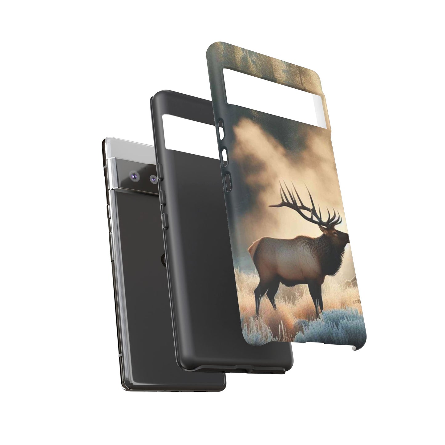 Phone Case - Elk on a Frosty Morning Design