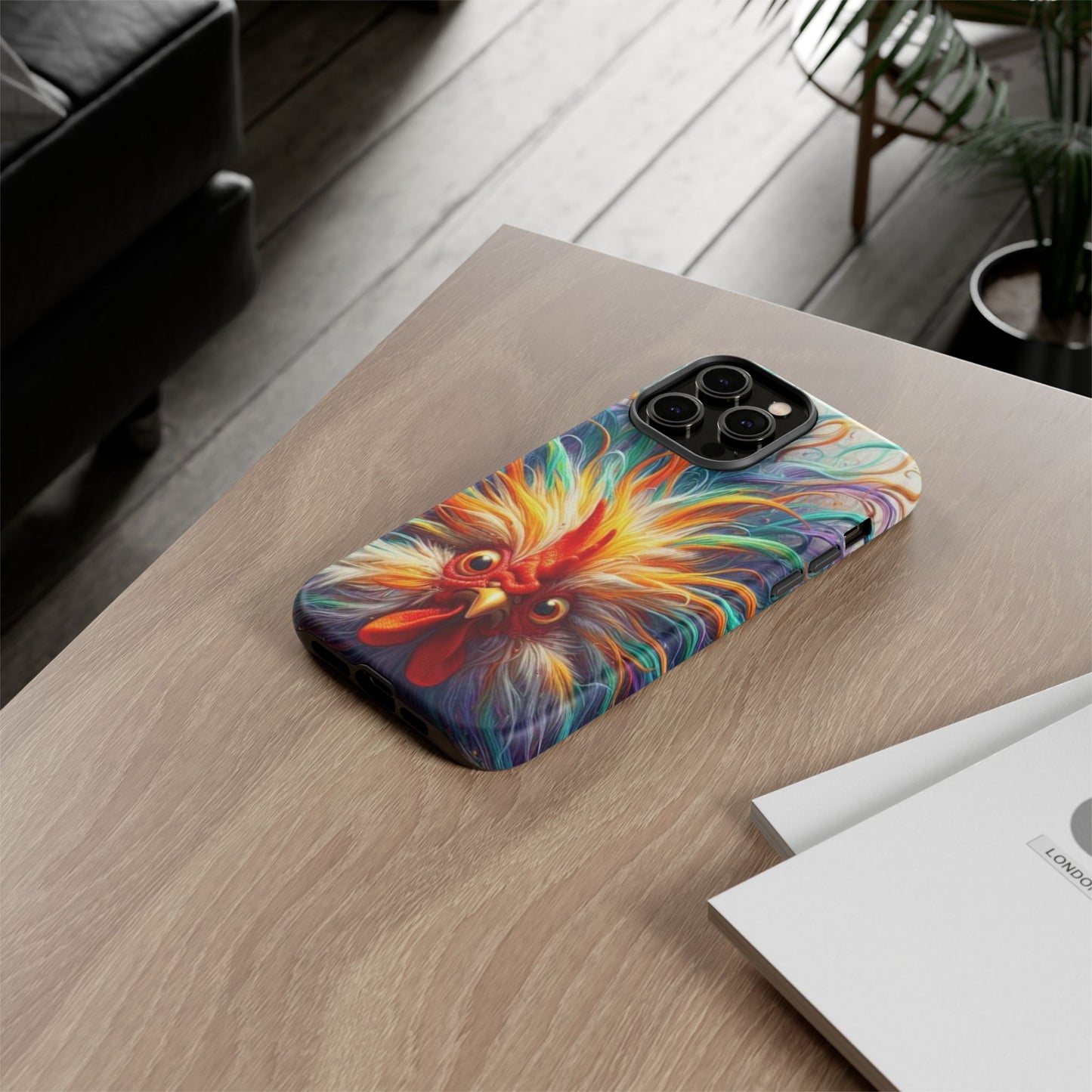 Phone Case - Frazzled Feather Friend Tough Case
