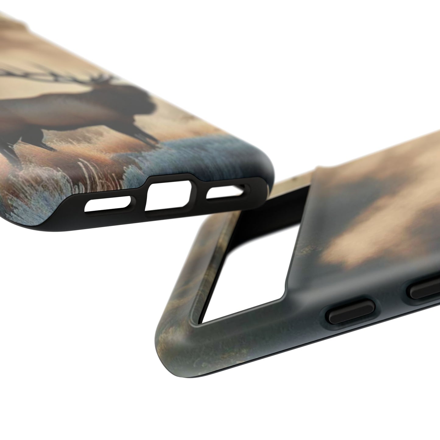 Phone Case - Elk on a Frosty Morning Design