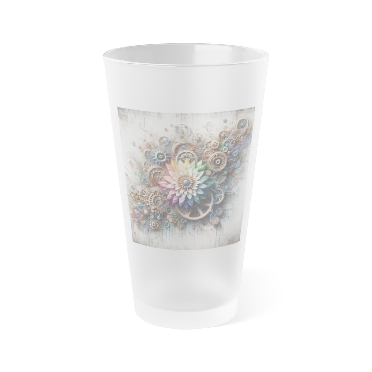 Frosted Pint Glass, 16oz