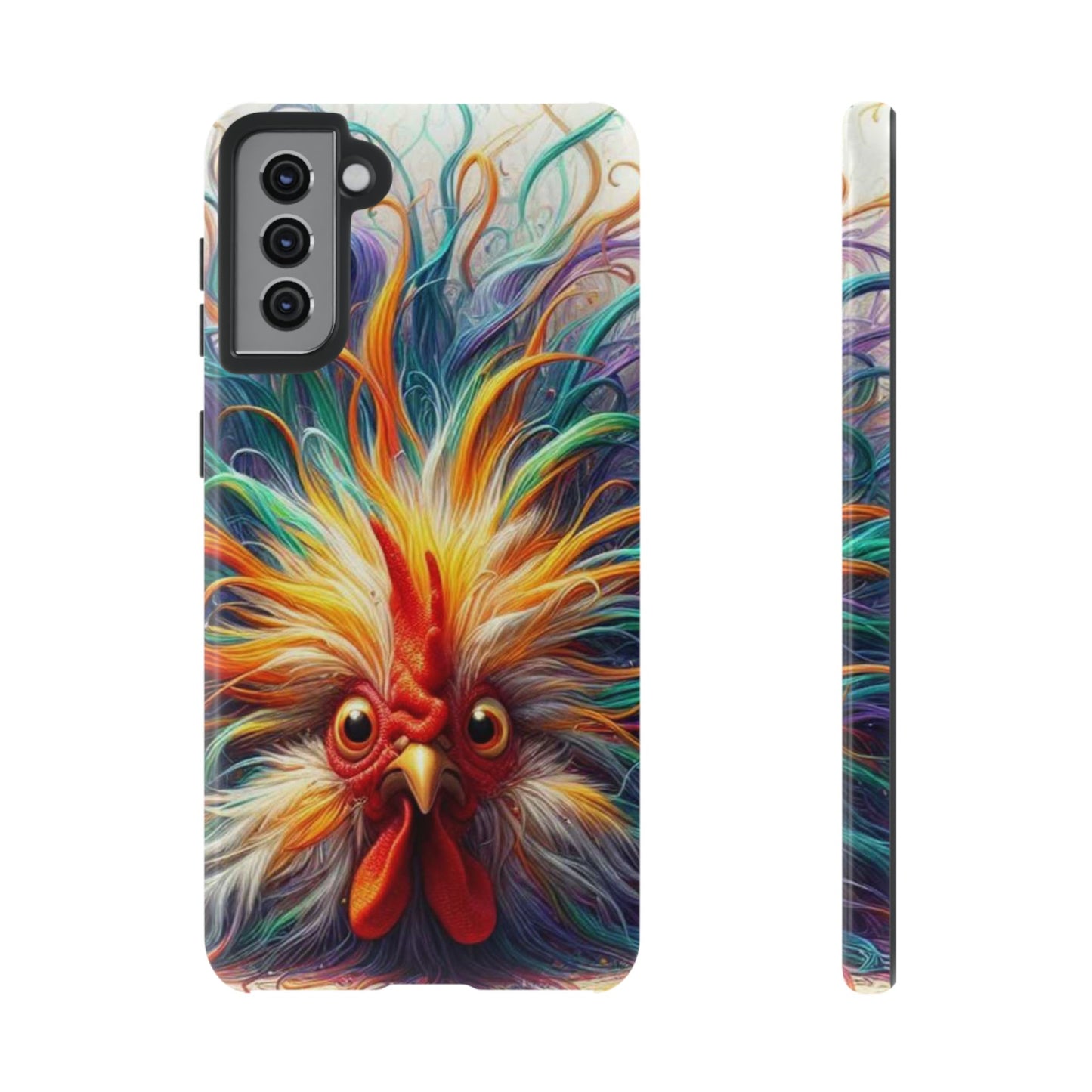 Phone Case - Frazzled Feather Friend Tough Case