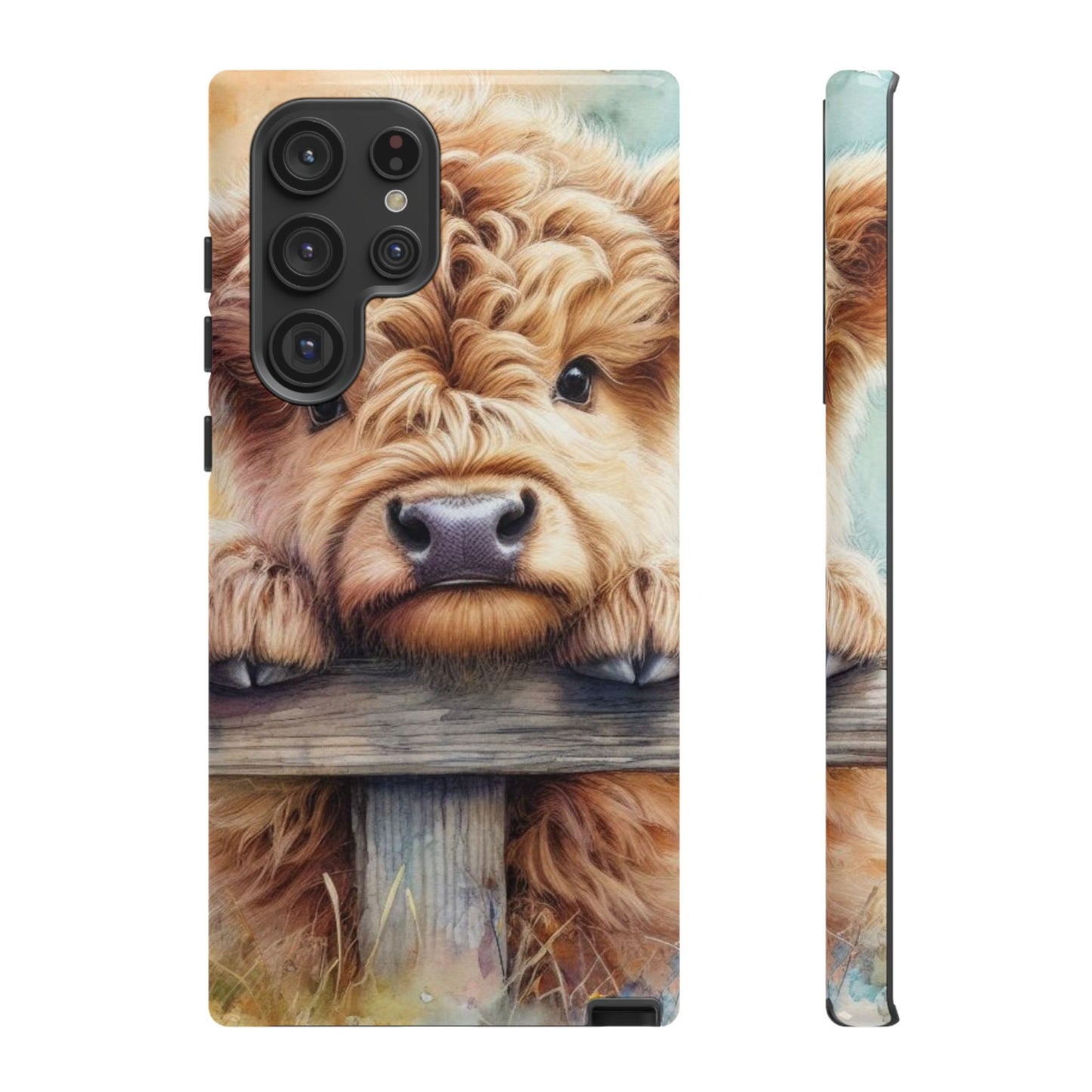 Tough Cases - Cute Highland Cow iPhone Case