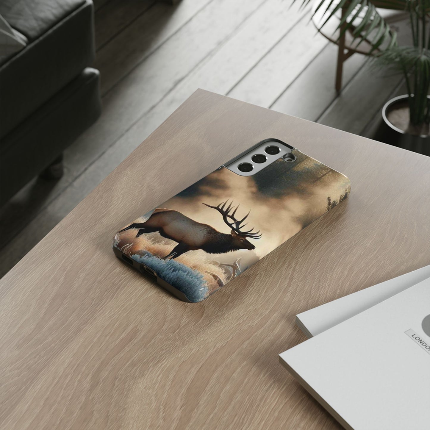 Phone Case - Elk on a Frosty Morning Design