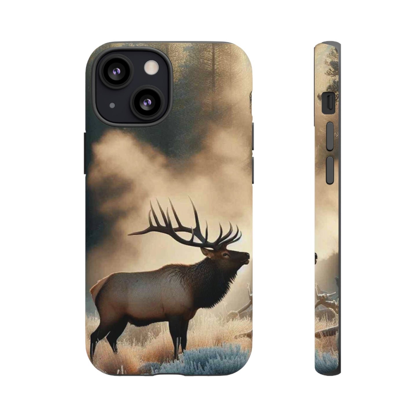 Phone Case - Elk on a Frosty Morning Design