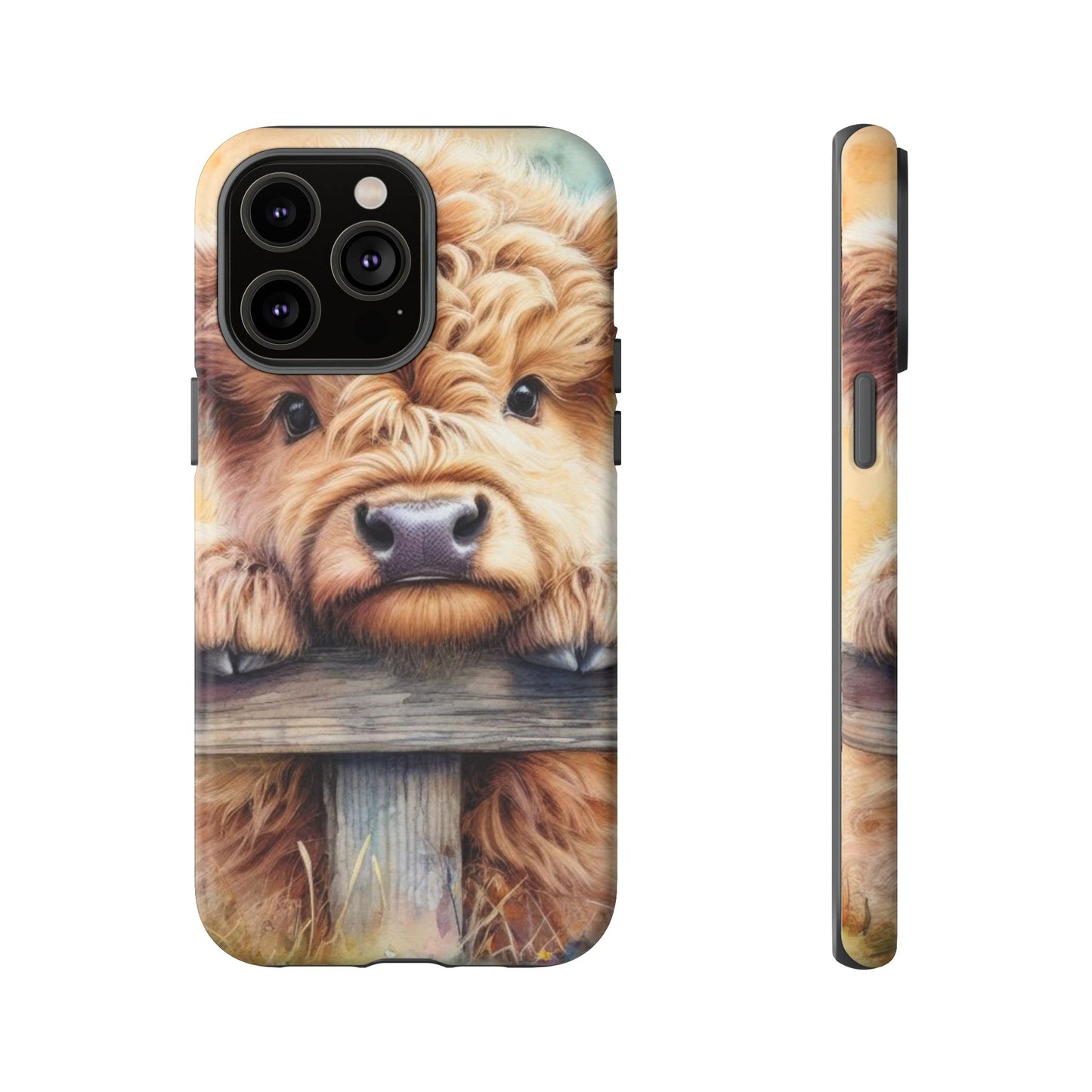 Tough Cases - Cute Highland Cow iPhone Case
