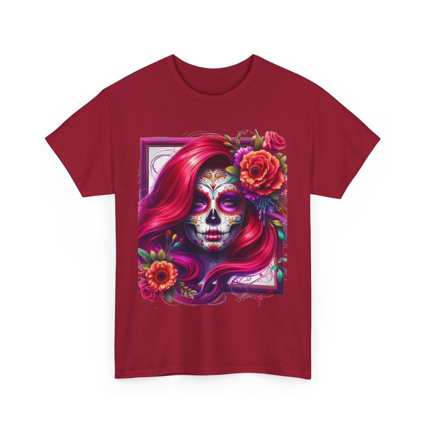 Unisex Heavy Cotton Tee sugar skull