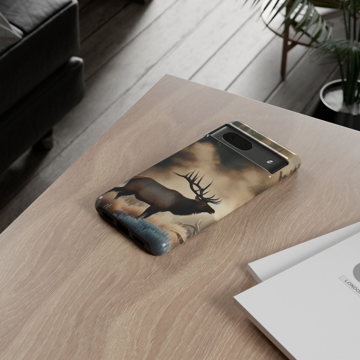 Phone Case - Elk on a Frosty Morning Design