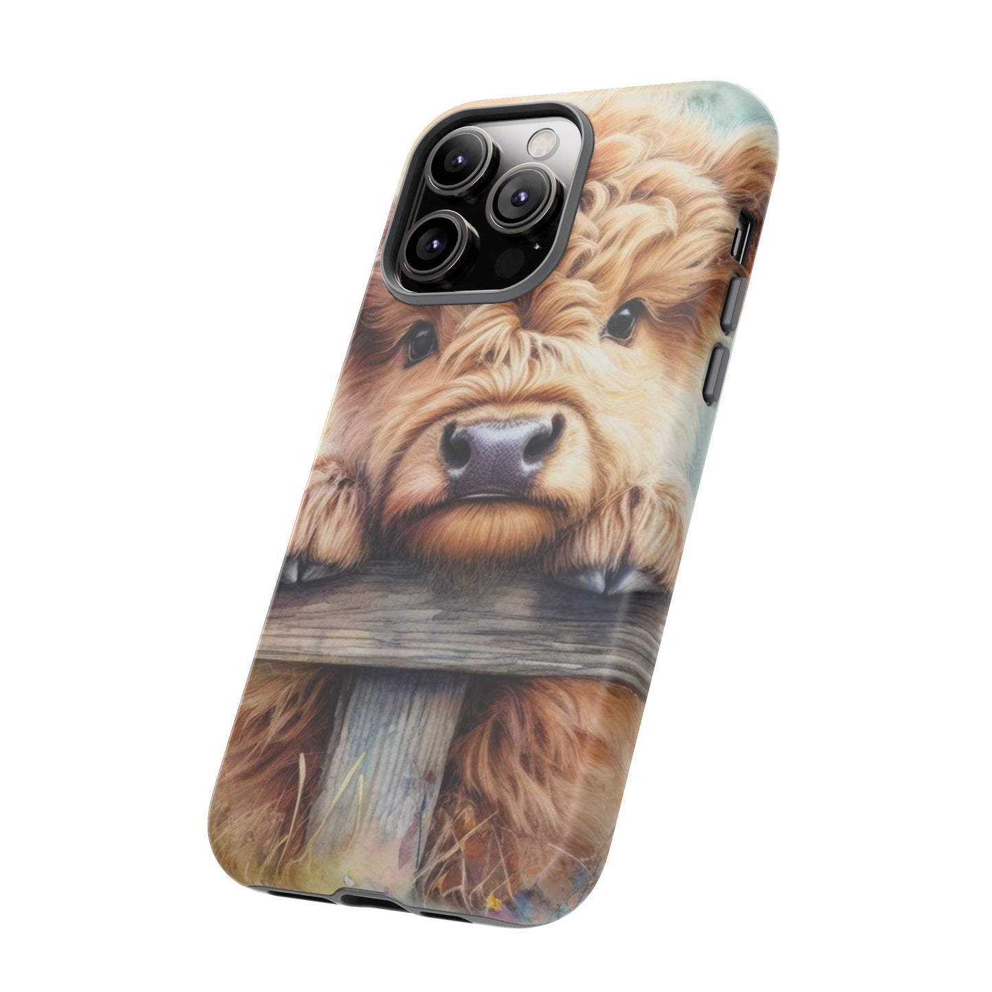 Tough Cases - Cute Highland Cow iPhone Case