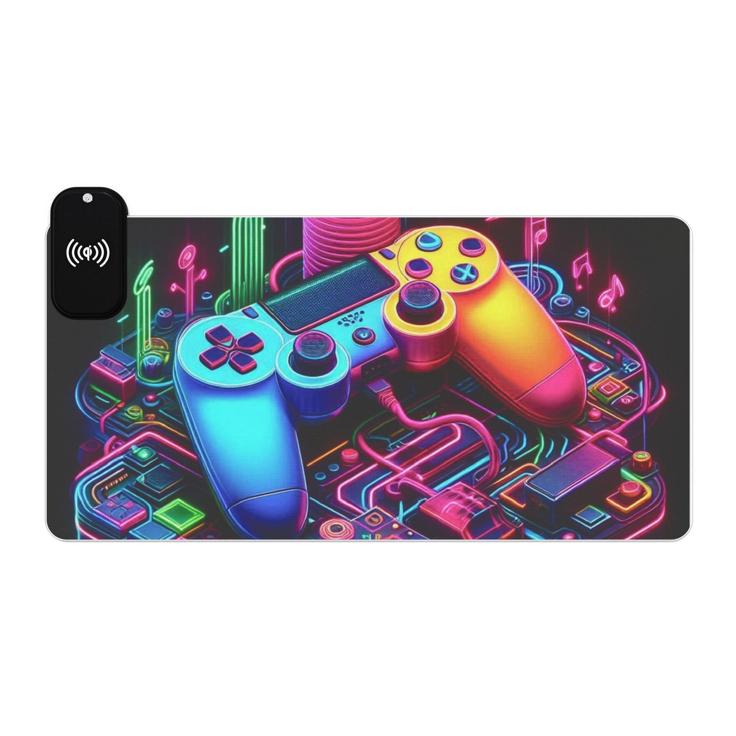 Gamer LED Gaming Mouse Pad, Wireless Charging