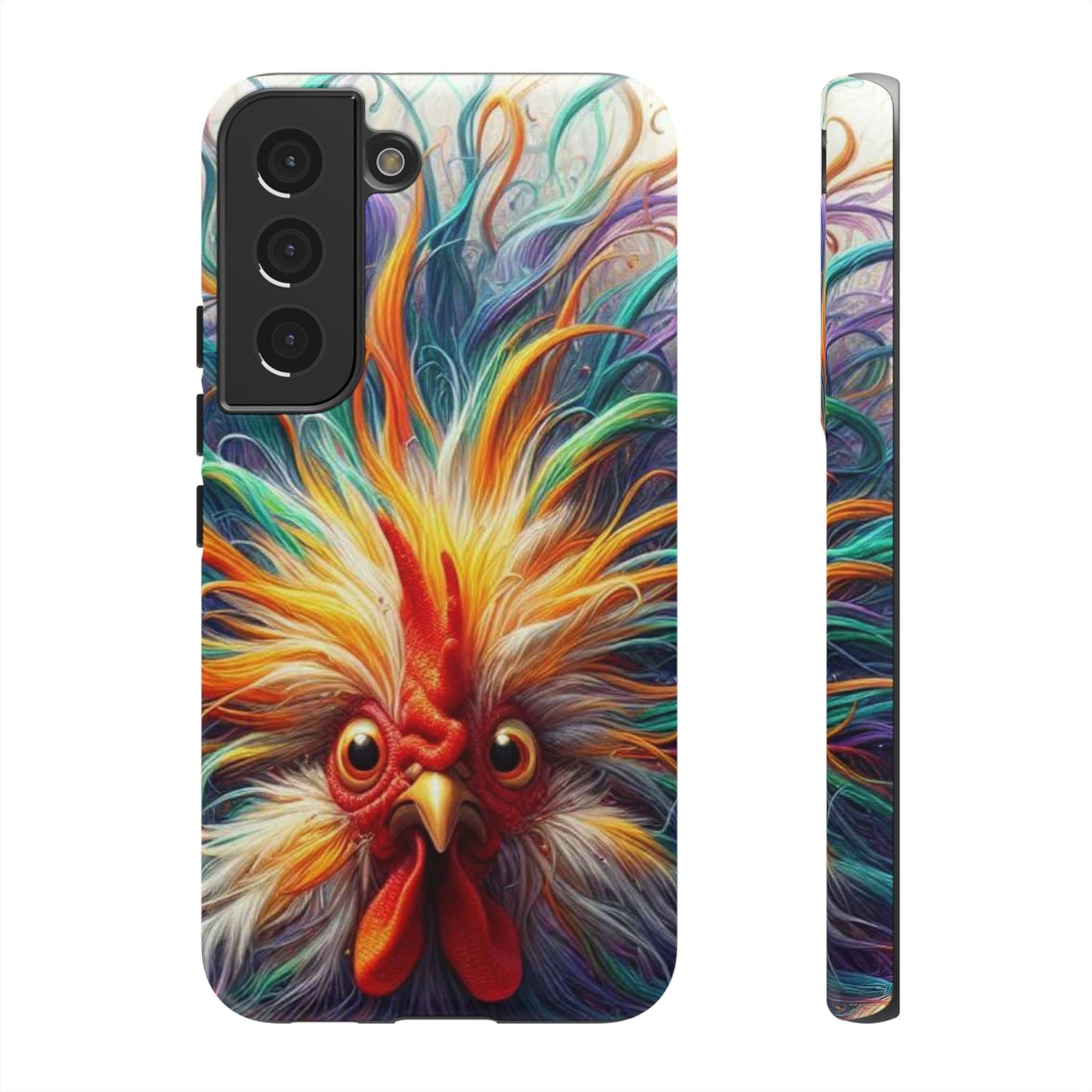 Phone Case - Frazzled Feather Friend Tough Case