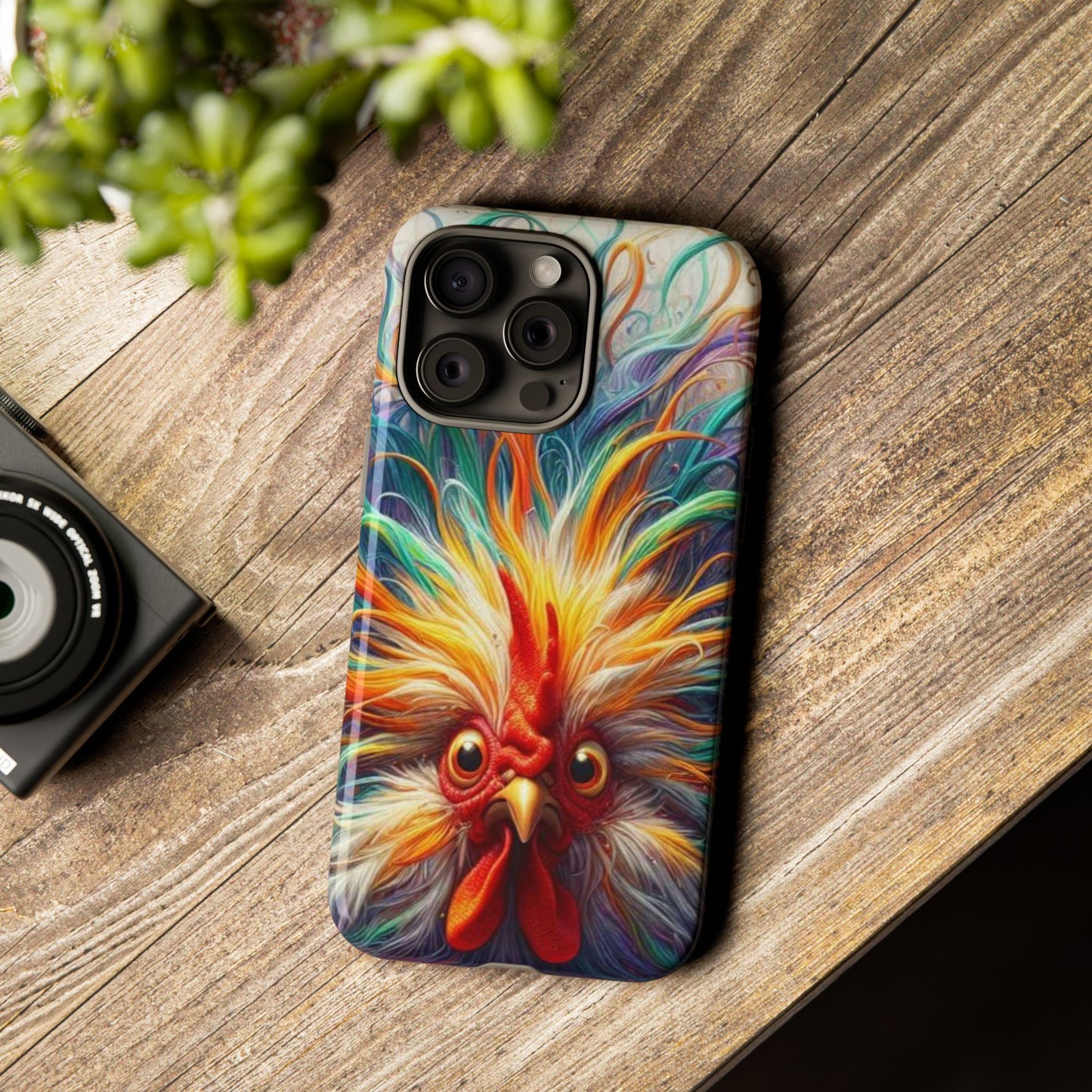 Phone Case - Frazzled Feather Friend Tough Case