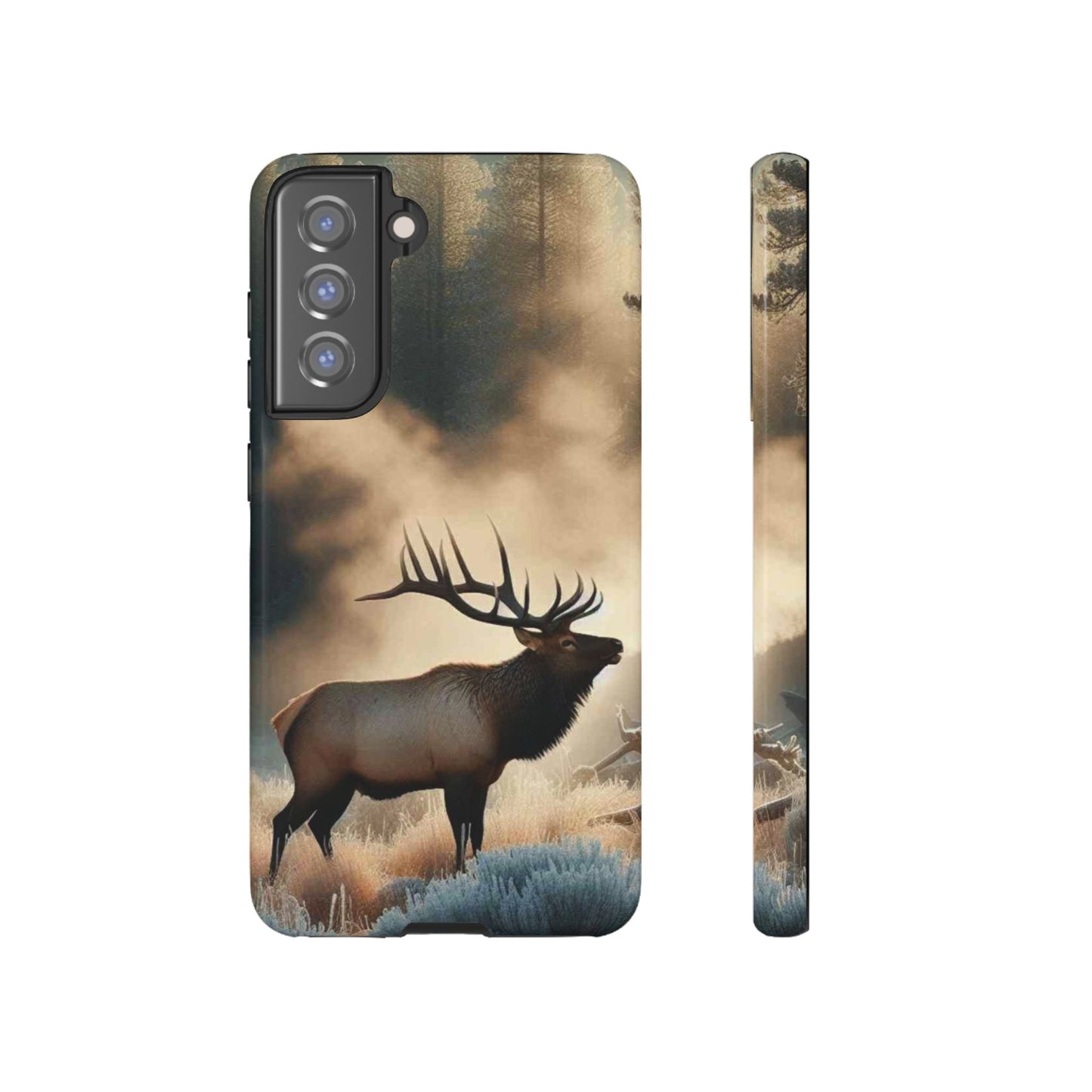 Phone Case - Elk on a Frosty Morning Design