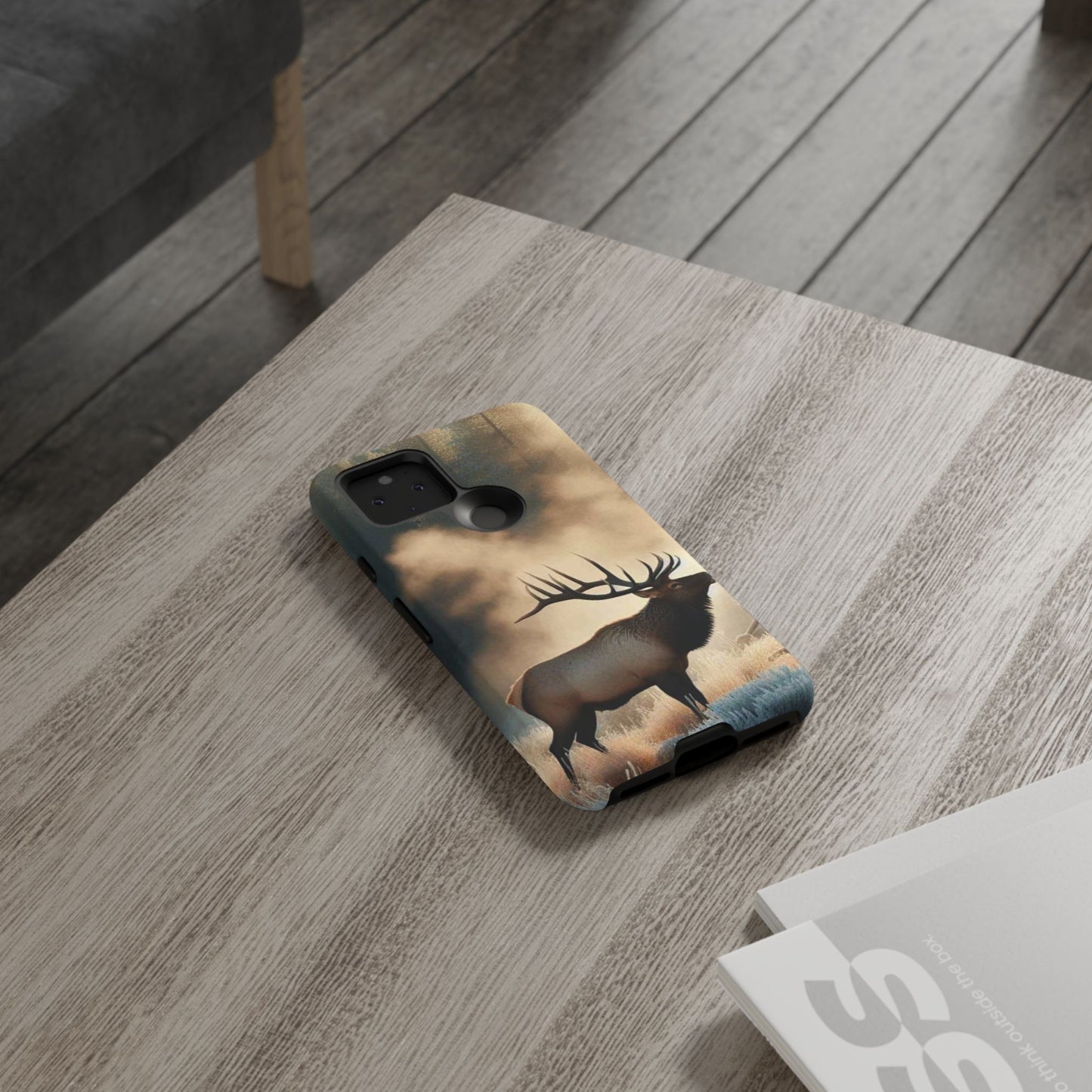 Phone Case - Elk on a Frosty Morning Design