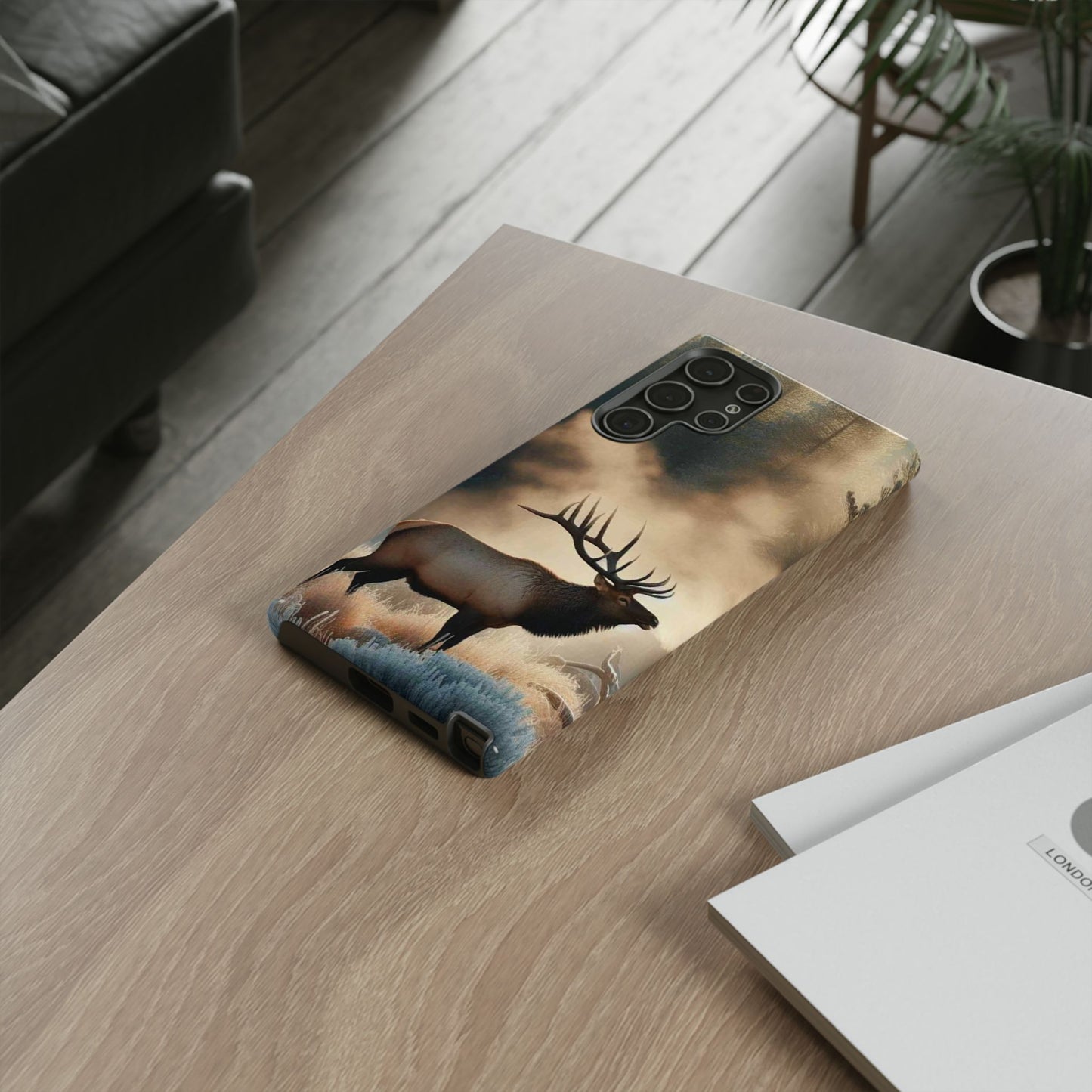 Phone Case - Elk on a Frosty Morning Design