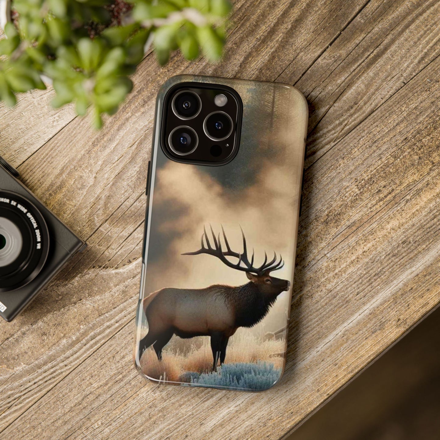 Phone Case - Elk on a Frosty Morning Design