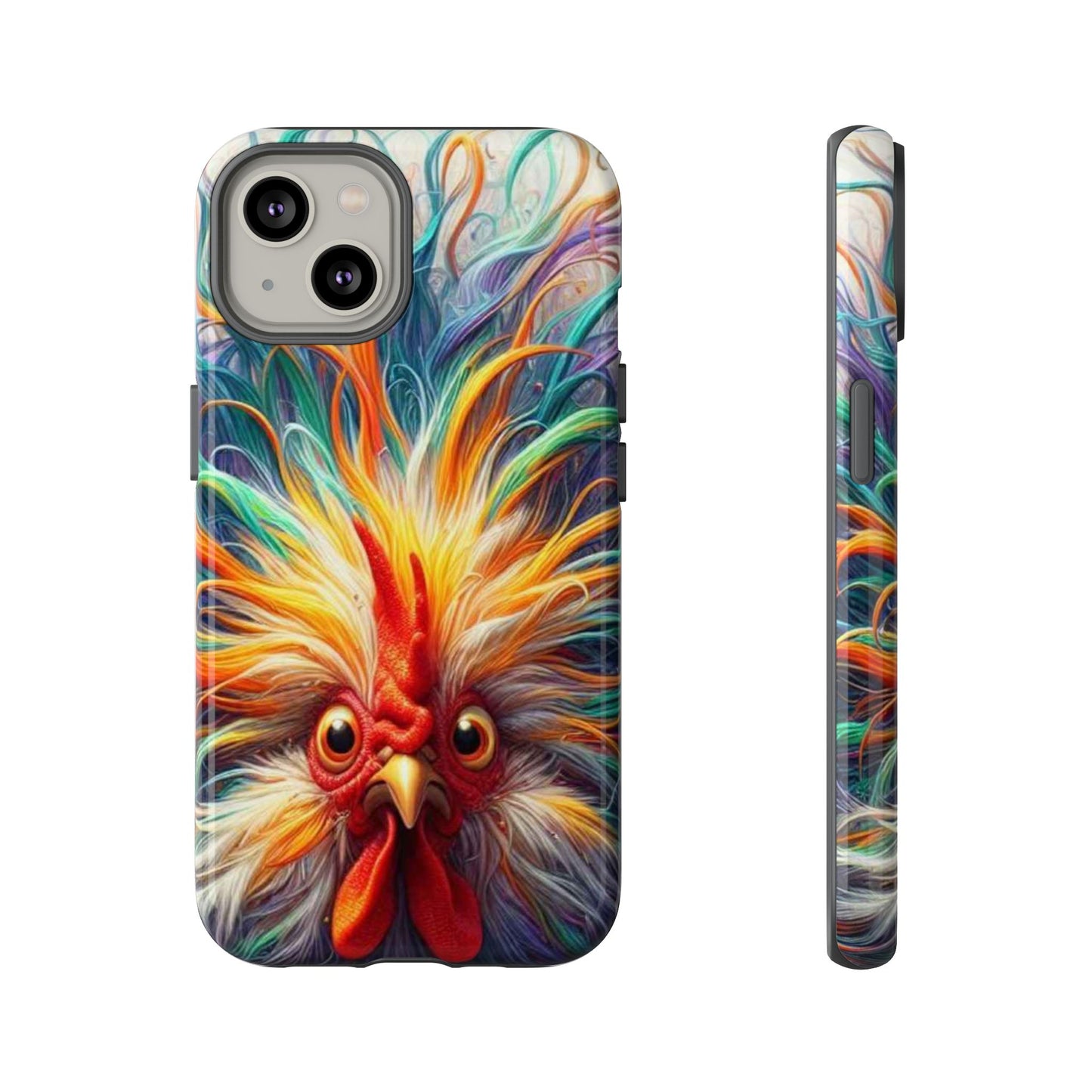 Phone Case - Frazzled Feather Friend Tough Case