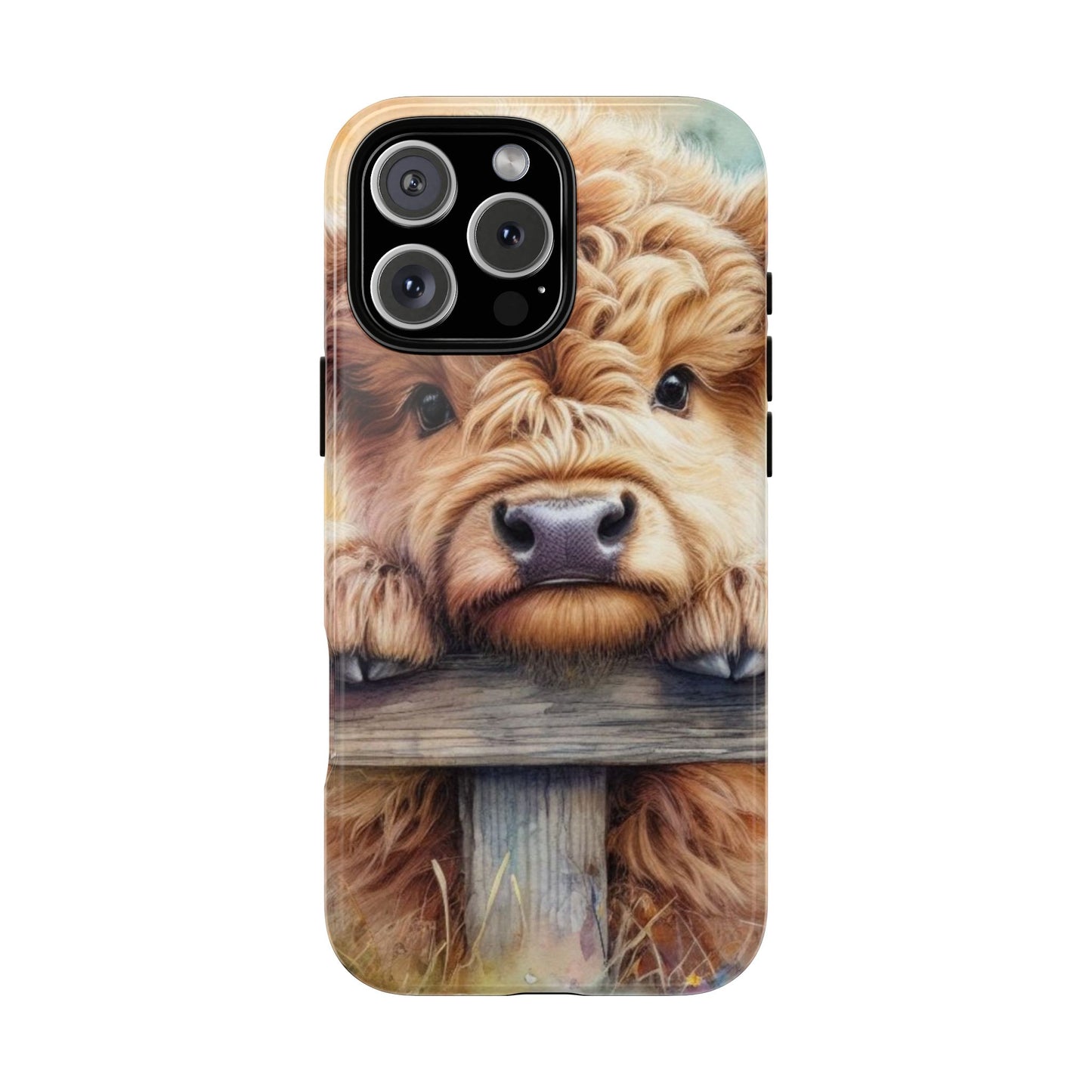 Tough Cases - Cute Highland Cow iPhone Case