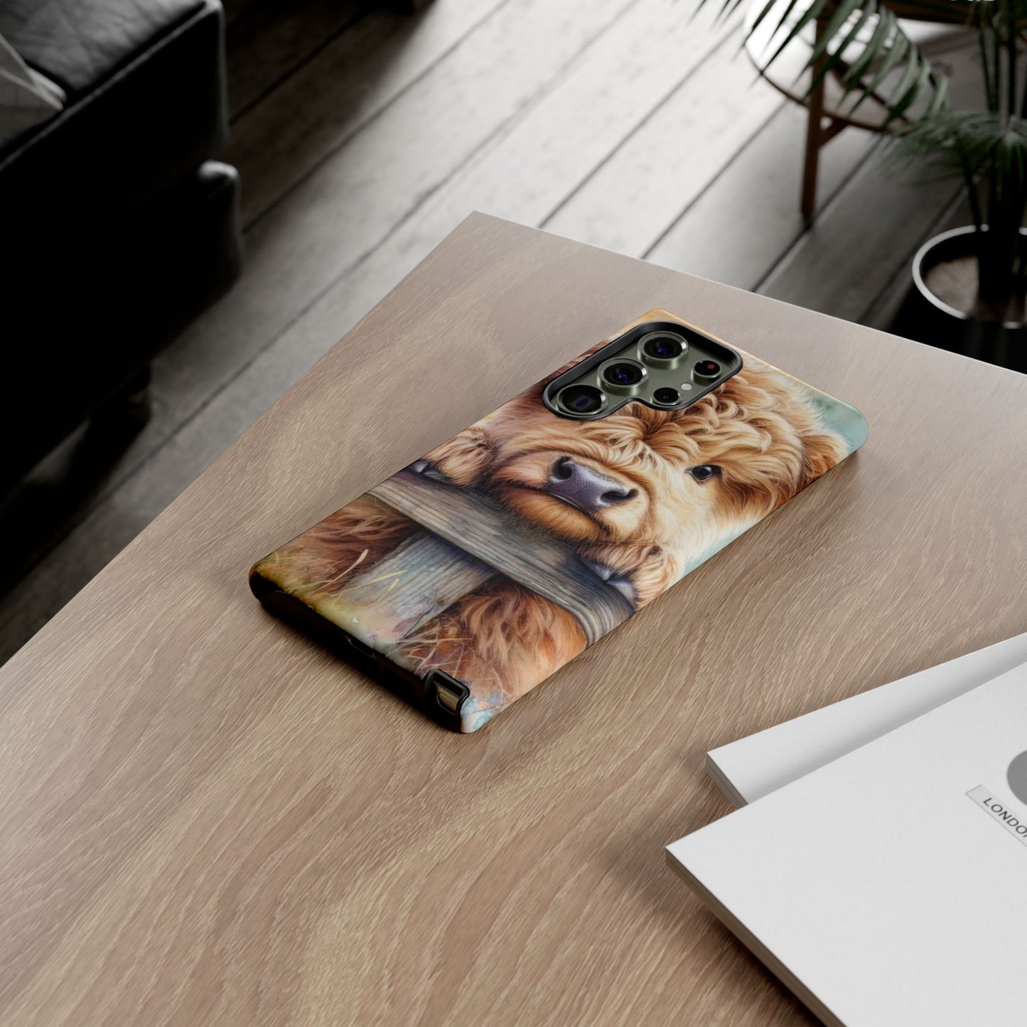 Tough Cases - Cute Highland Cow iPhone Case