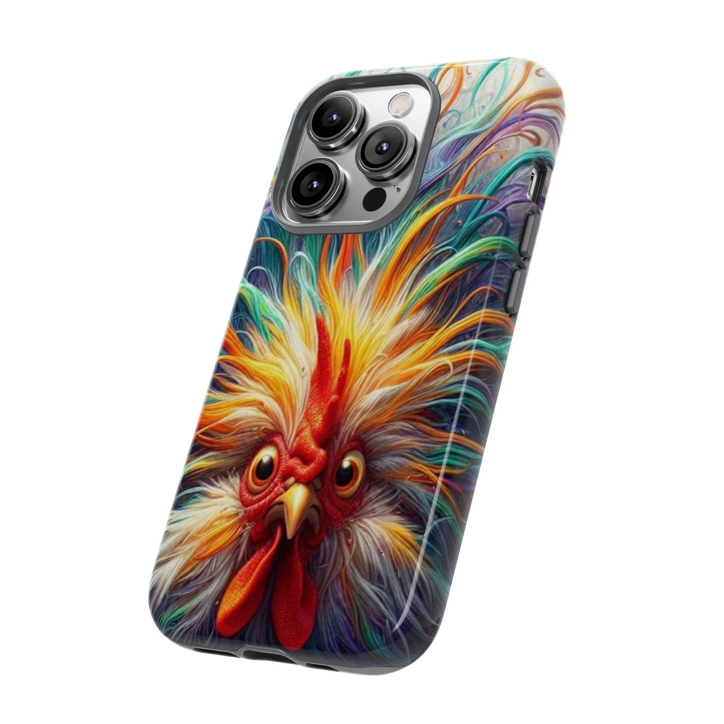 Phone Case - Frazzled Feather Friend Tough Case