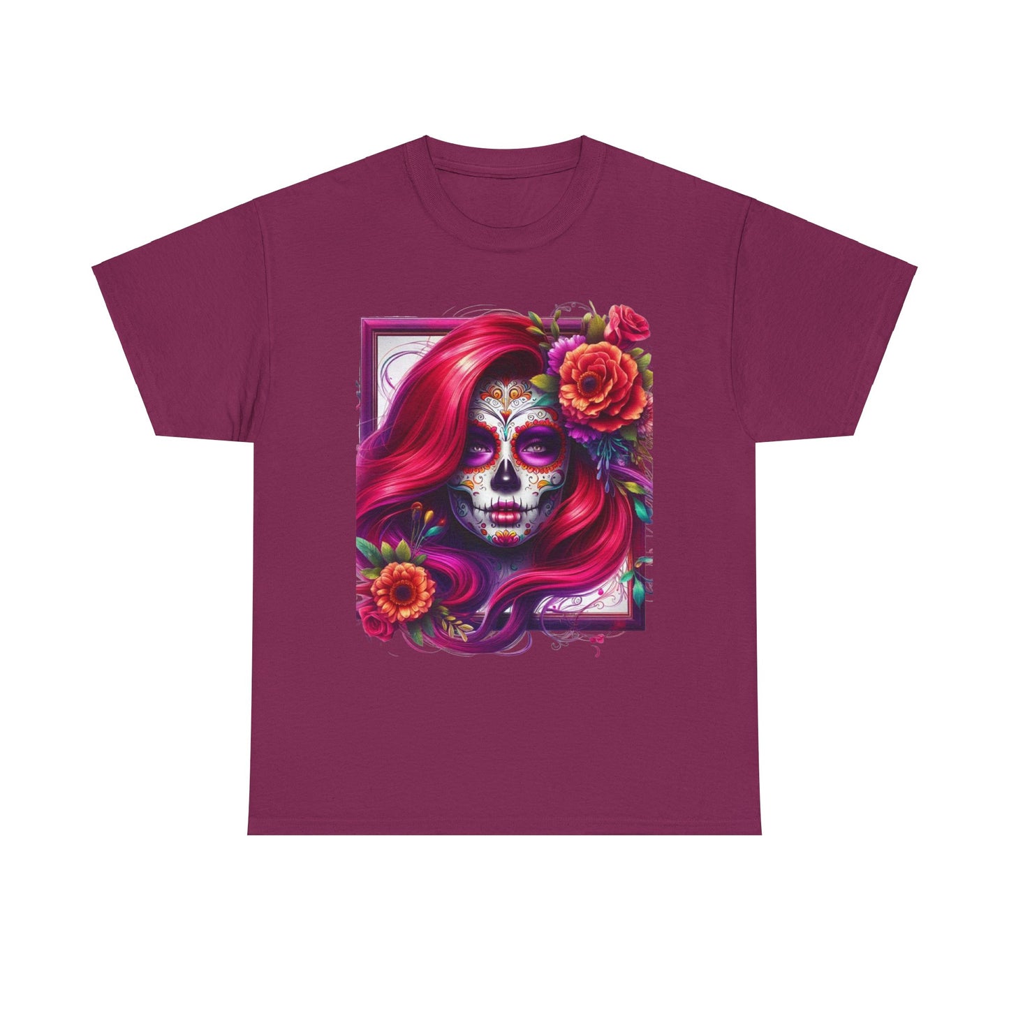 Unisex Heavy Cotton Tee sugar skull