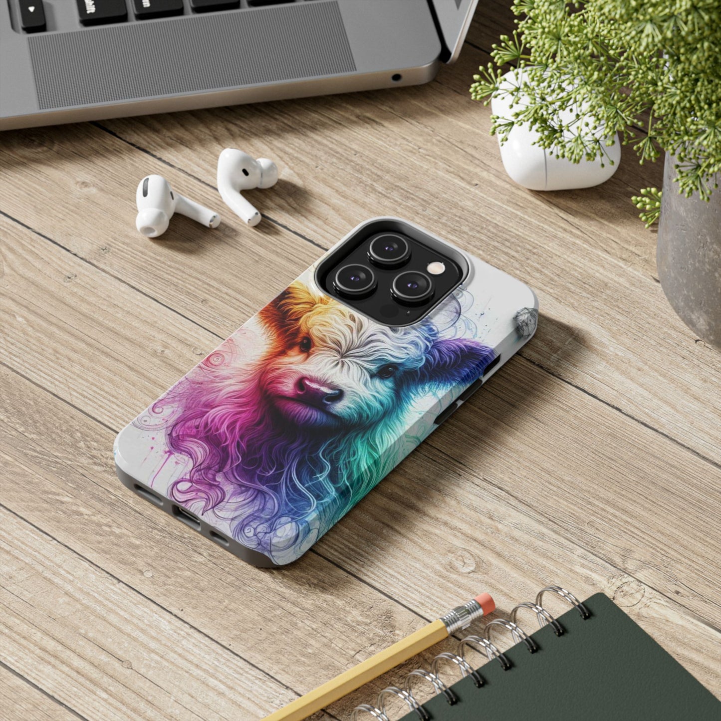 Tough Phone Cases - Cute Cow