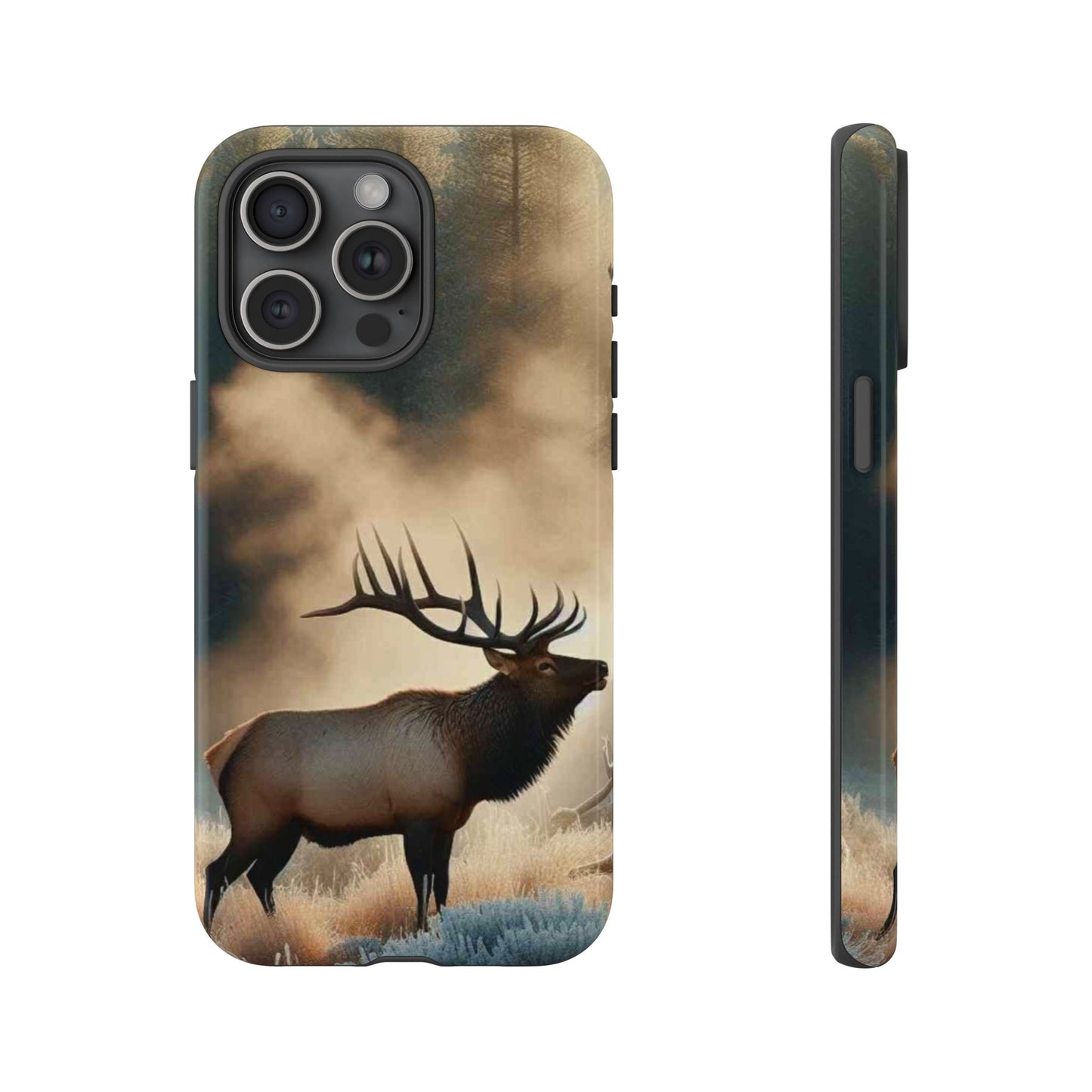 Phone Case - Elk on a Frosty Morning Design