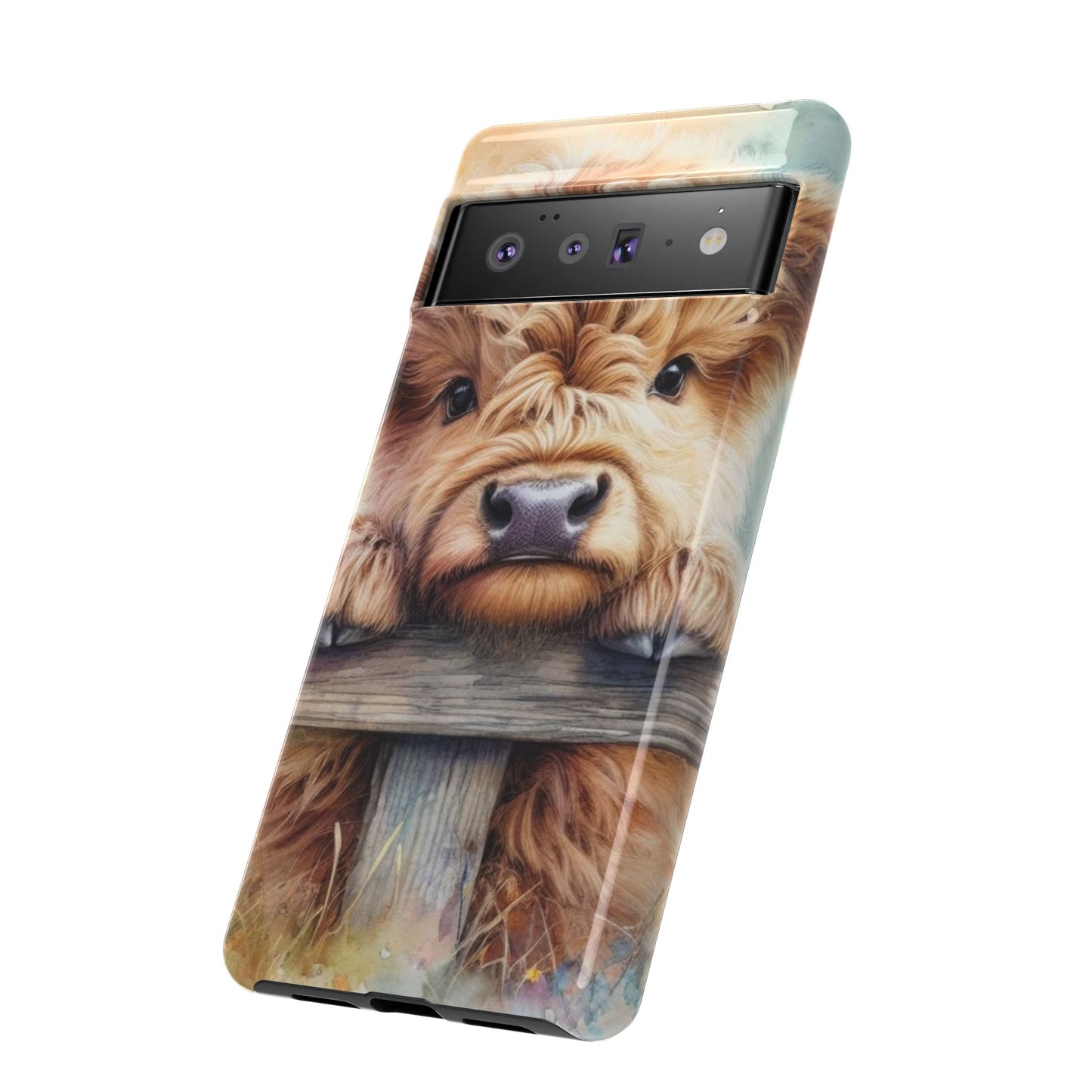 Tough Cases - Cute Highland Cow iPhone Case