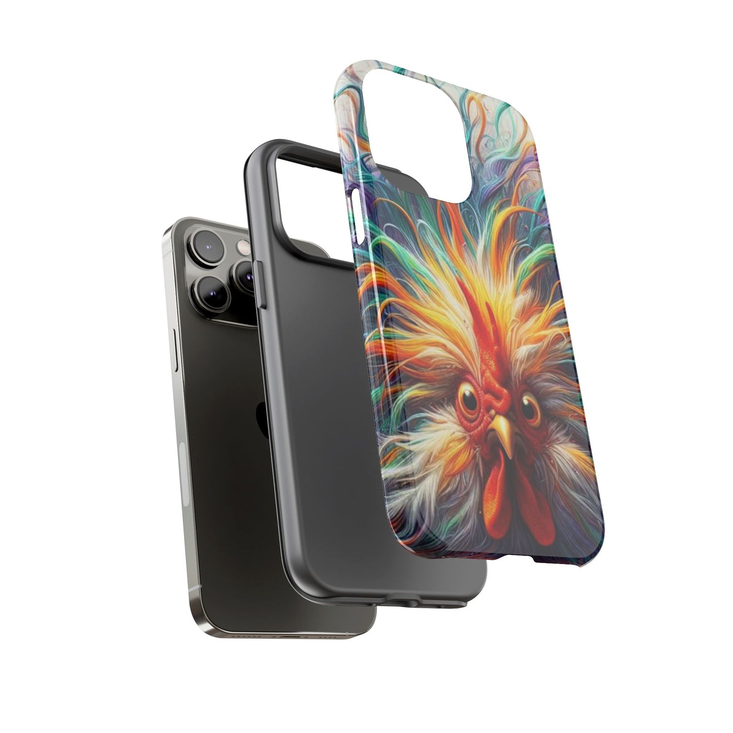 Phone Case - Frazzled Feather Friend Tough Case