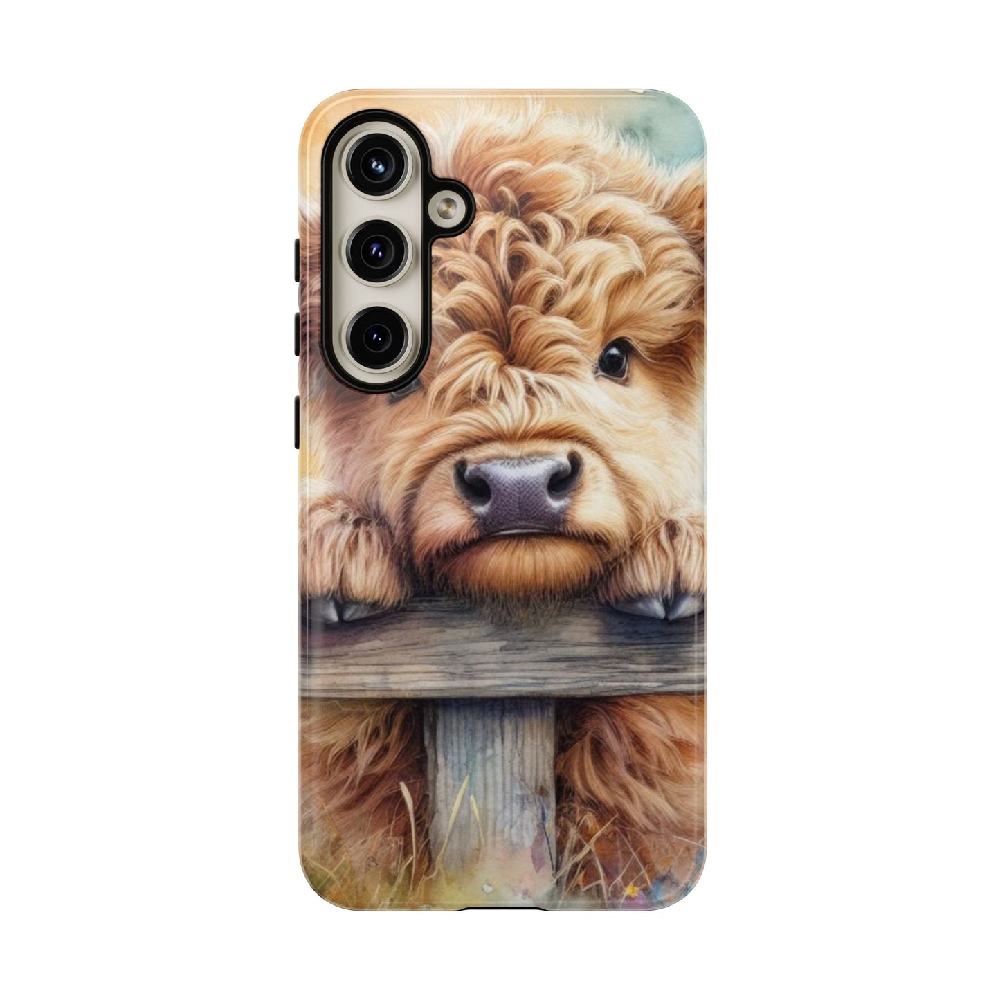 Tough Cases - Cute Highland Cow iPhone Case
