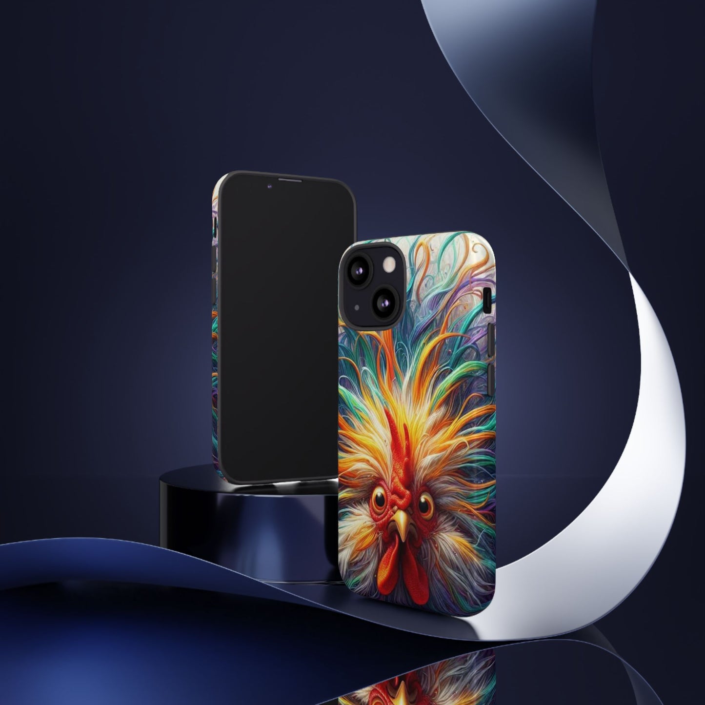 Phone Case - Frazzled Feather Friend Tough Case
