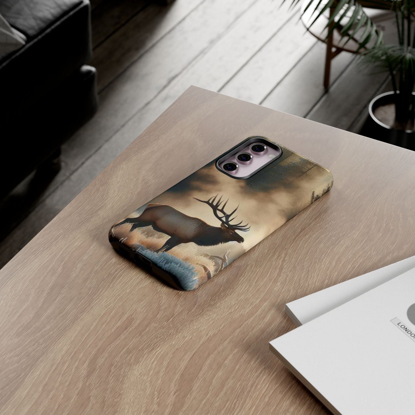 Phone Case - Elk on a Frosty Morning Design